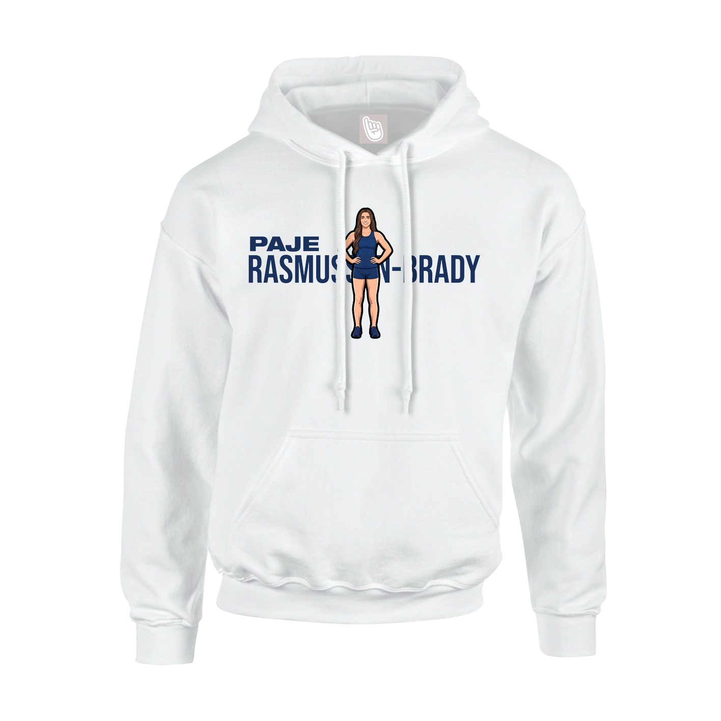 Hoodie — Player Name in White