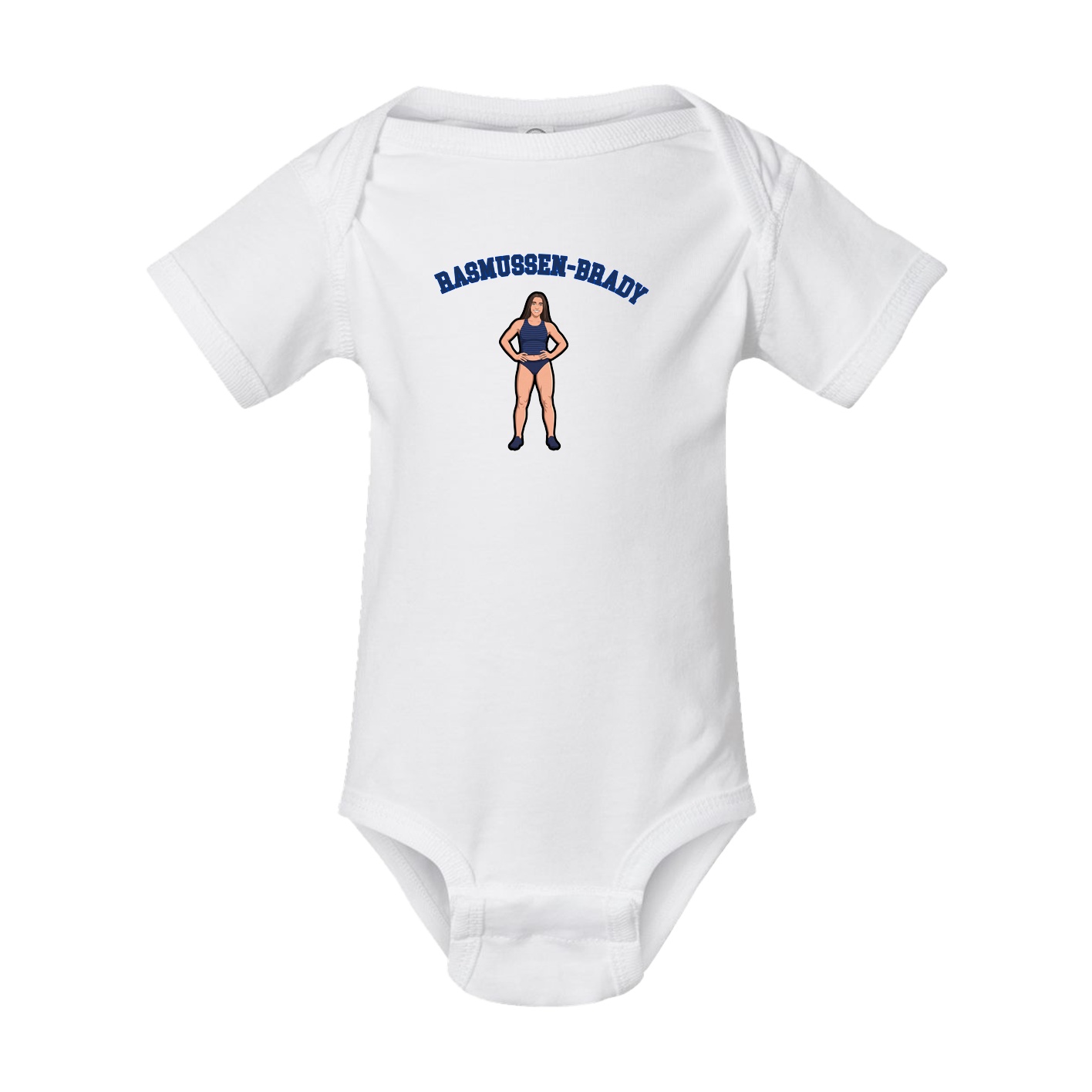 Baby Onesie — Shirsey Arch in White