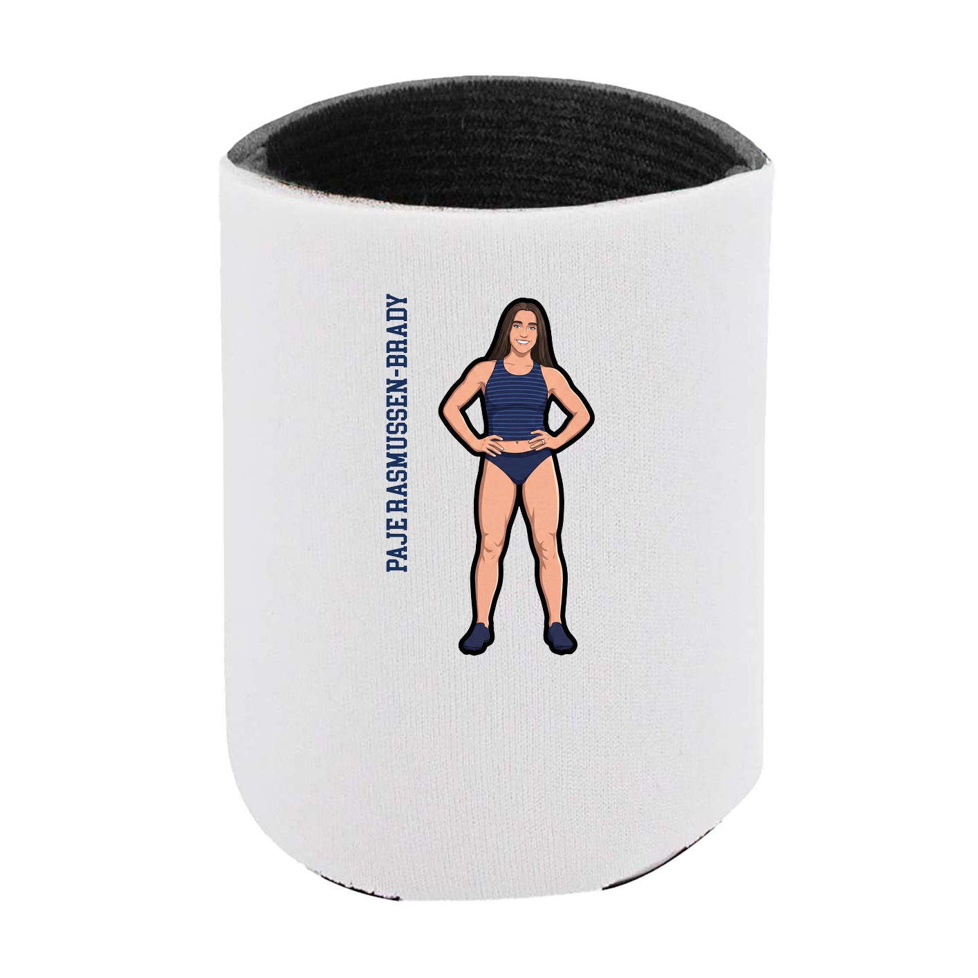 Can Holder — Name Vertical in White