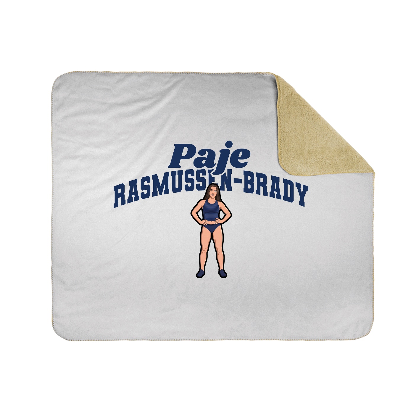 Throw Blanket — Signature Arch in White