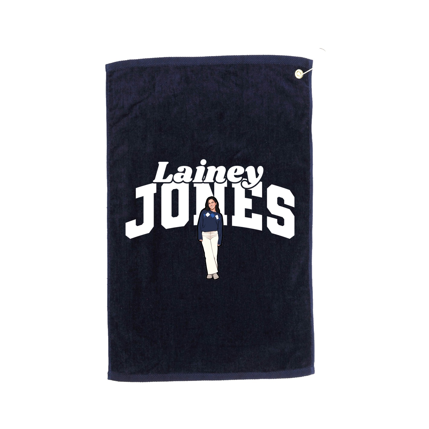 Golf Towel — Signature Arch in Navy
