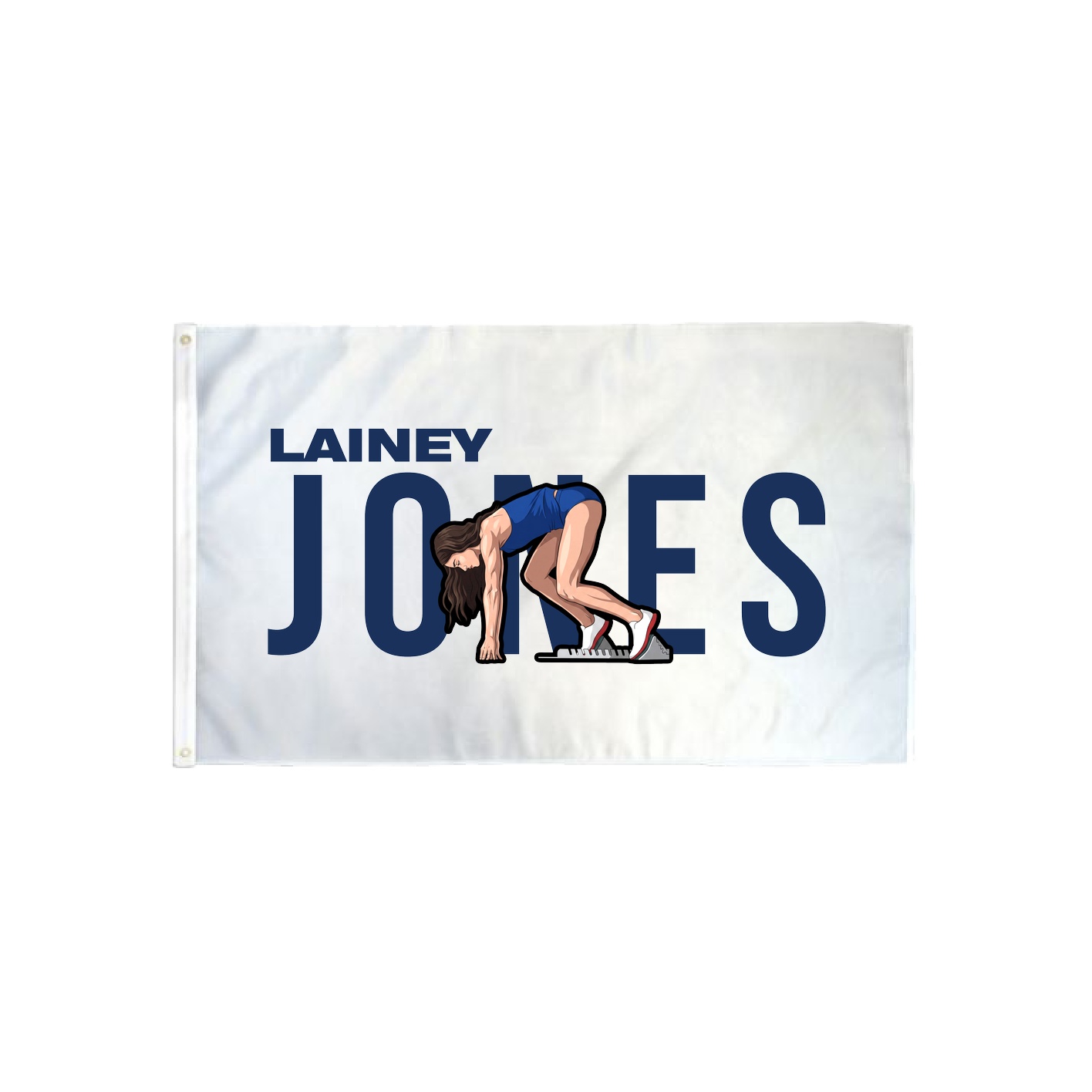 3x5 Flag — Player Name in Classic