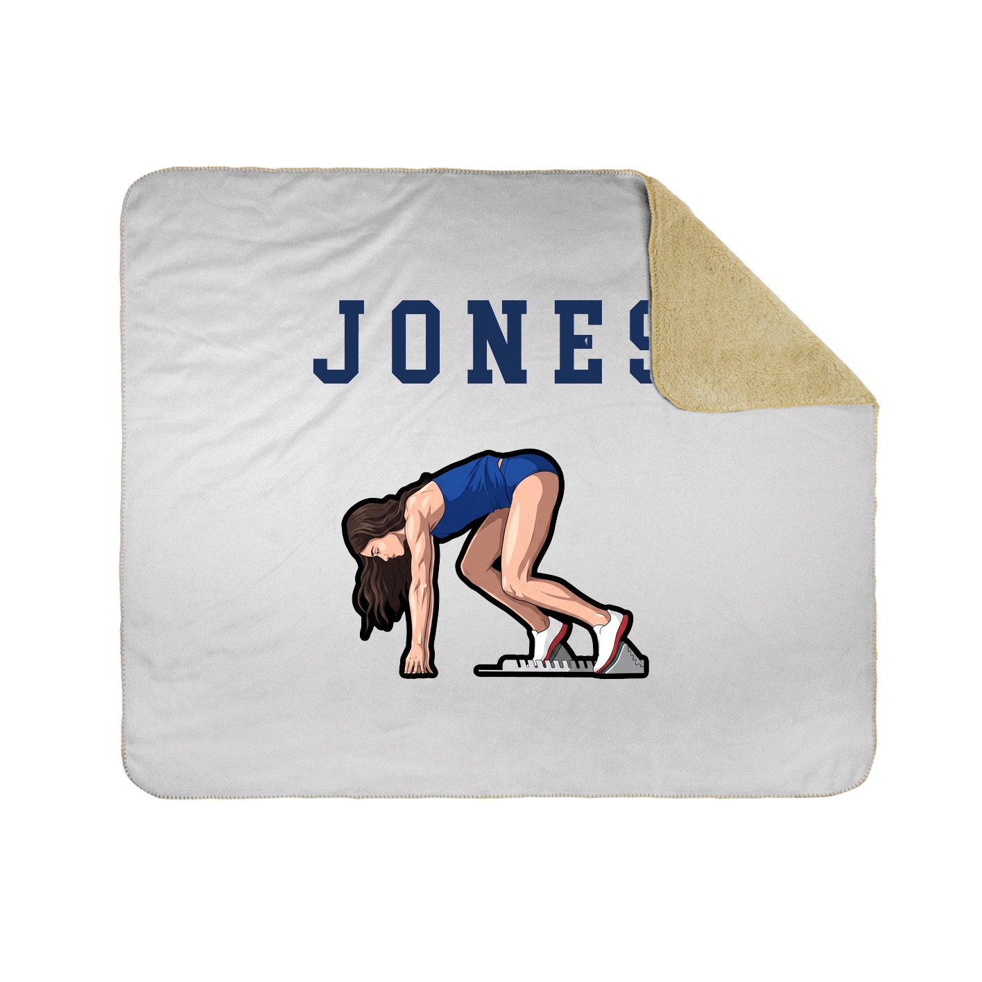 Throw Blanket — Shirsey in White