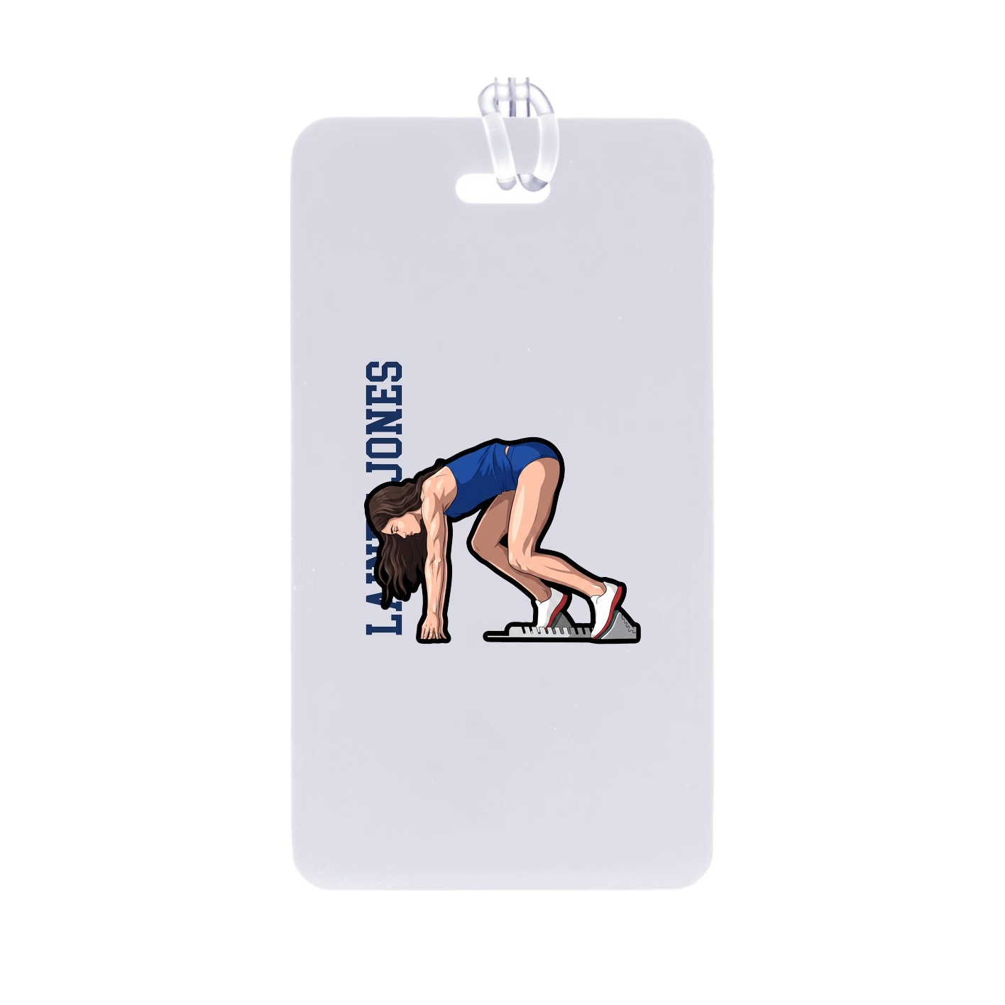 Bag Tag — Name Vertical in Classic