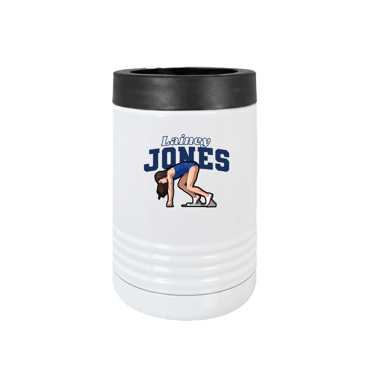 Beverage Holder — Name Arch in White