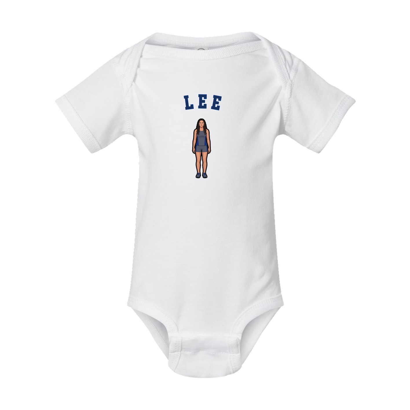 Baby Onesie — Shirsey Arch in White