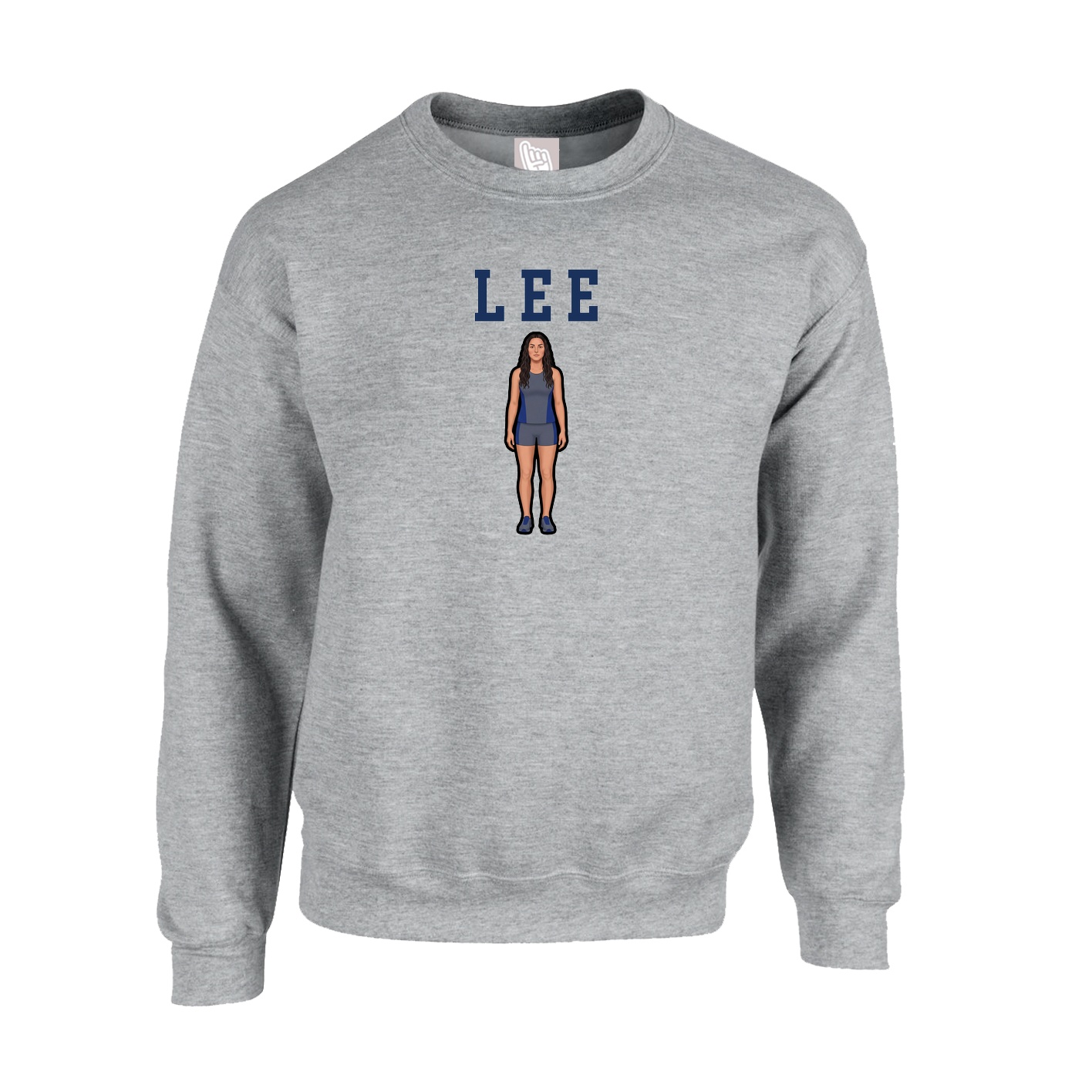 Fleece Crew — Shirsey in Grey