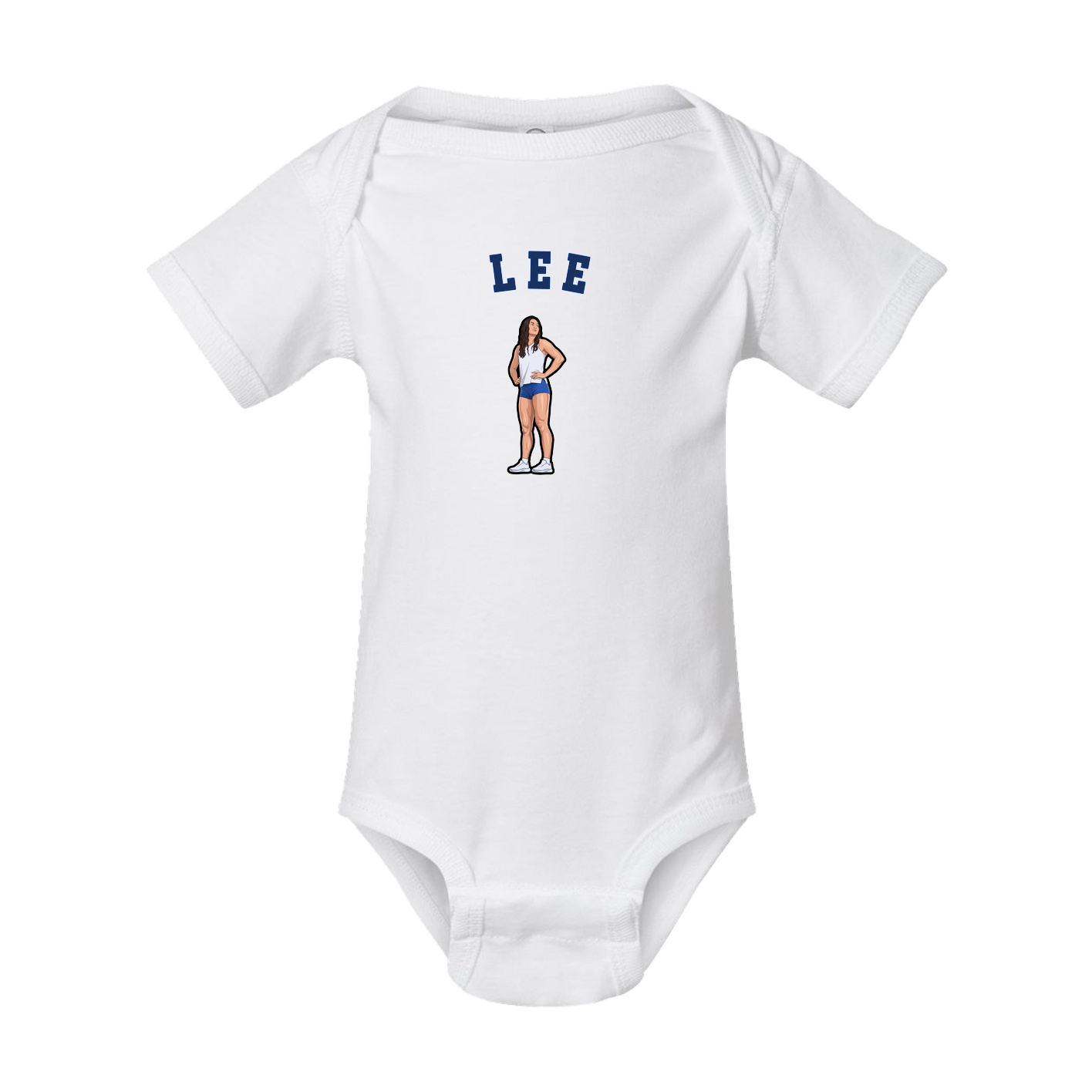 Baby Onesie — Shirsey Arch in White