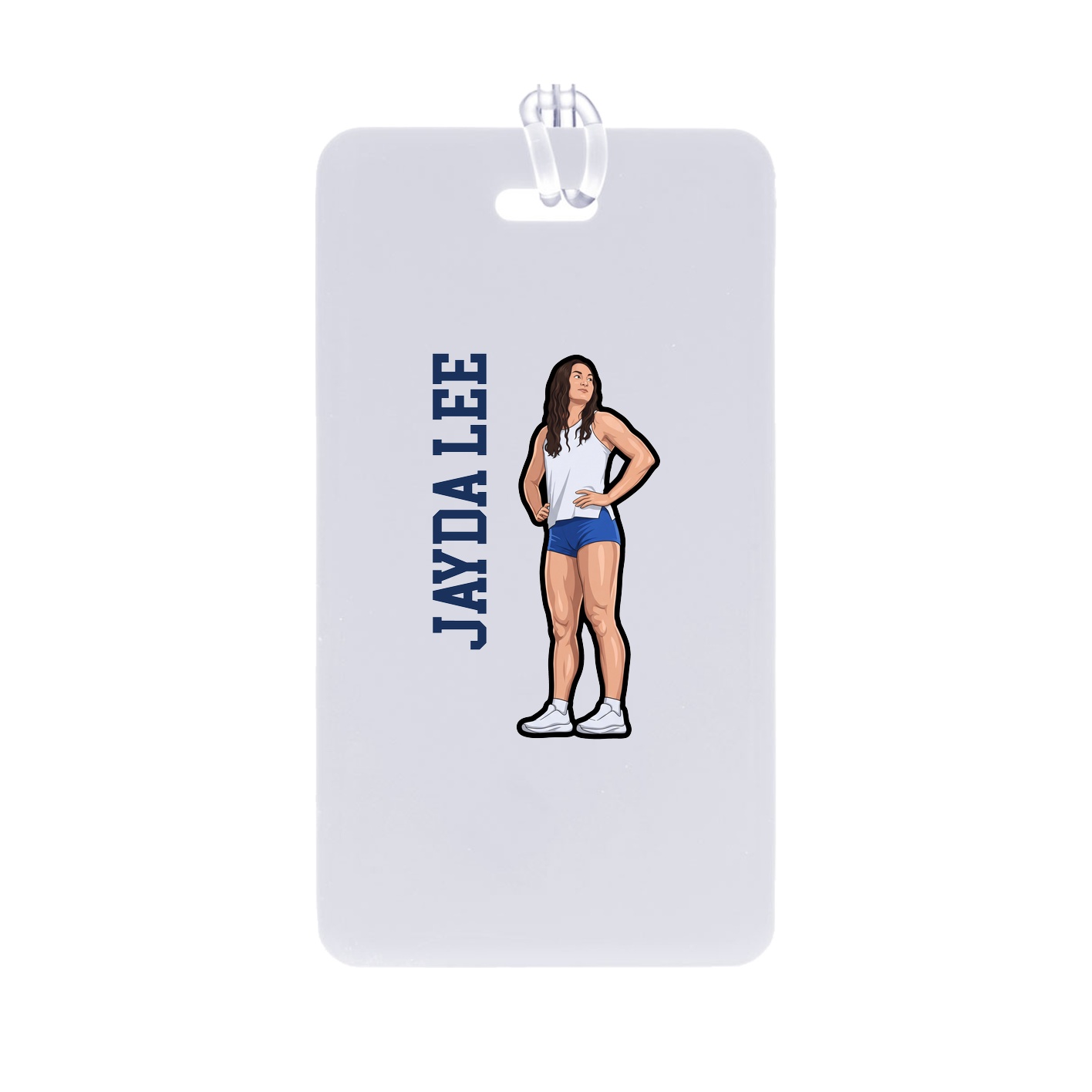 Bag Tag — Name Vertical in Classic