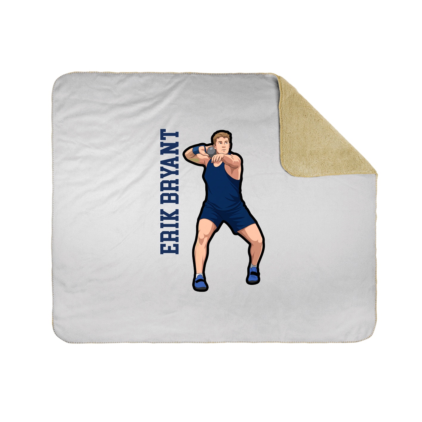 50x60 Sherpa Lined Throw Blanket