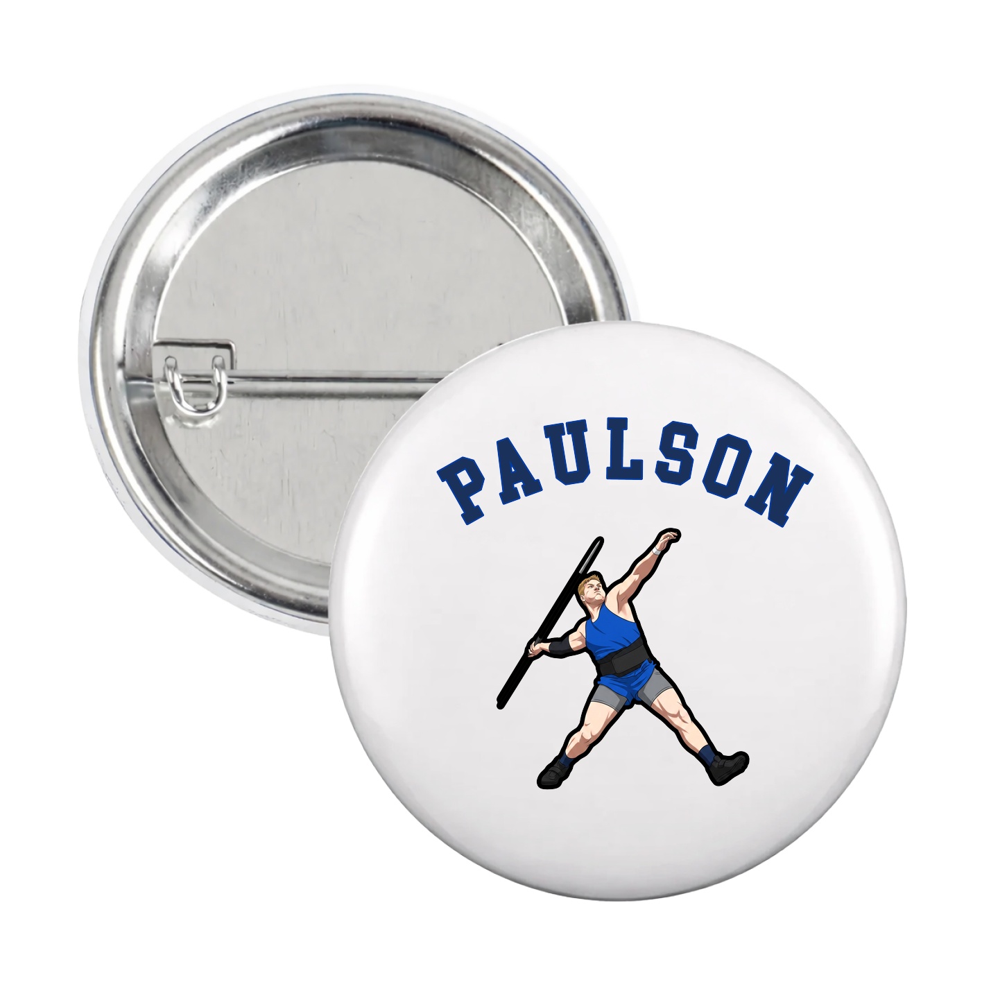 Game Day Button — Shirsey Arch in White
