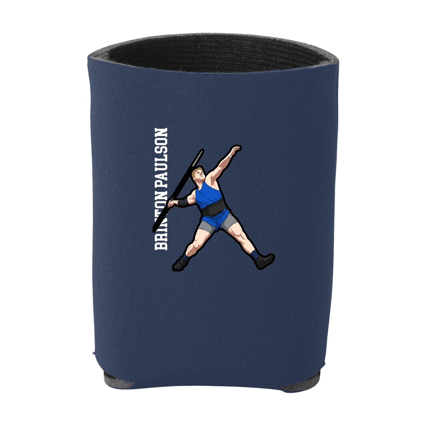 Can Holder — Name Vertical in Navy