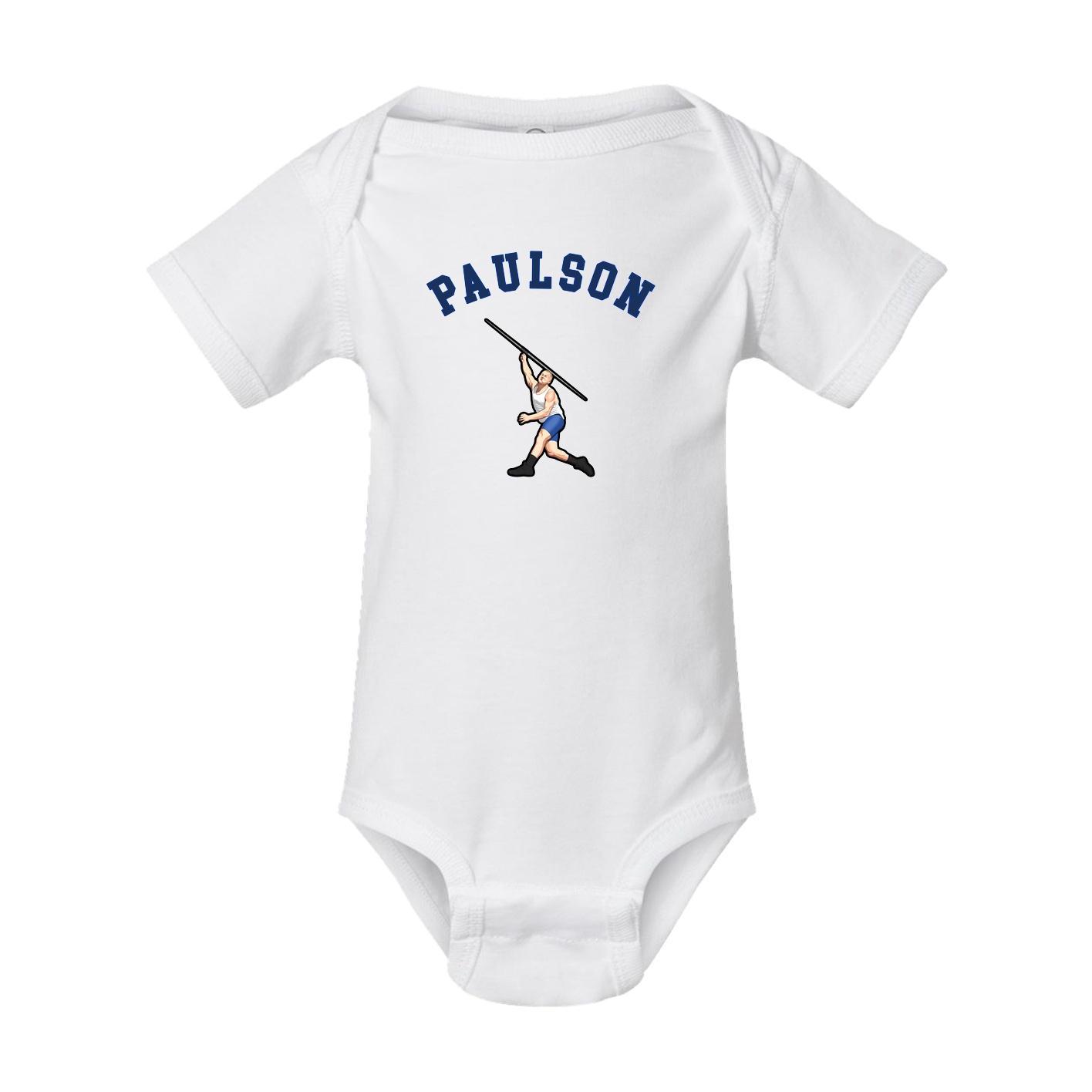 Baby Onesie — Shirsey Arch in White