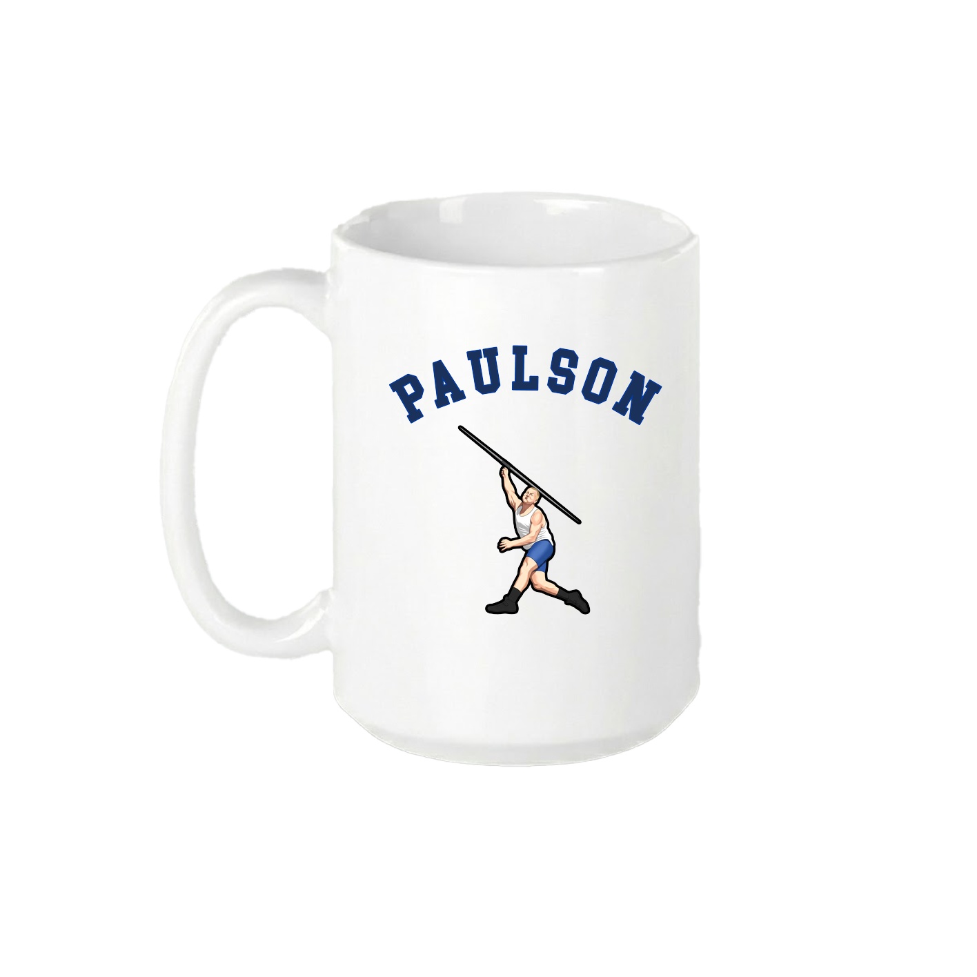 15oz Coffee Mug — Shirsey Arch in White