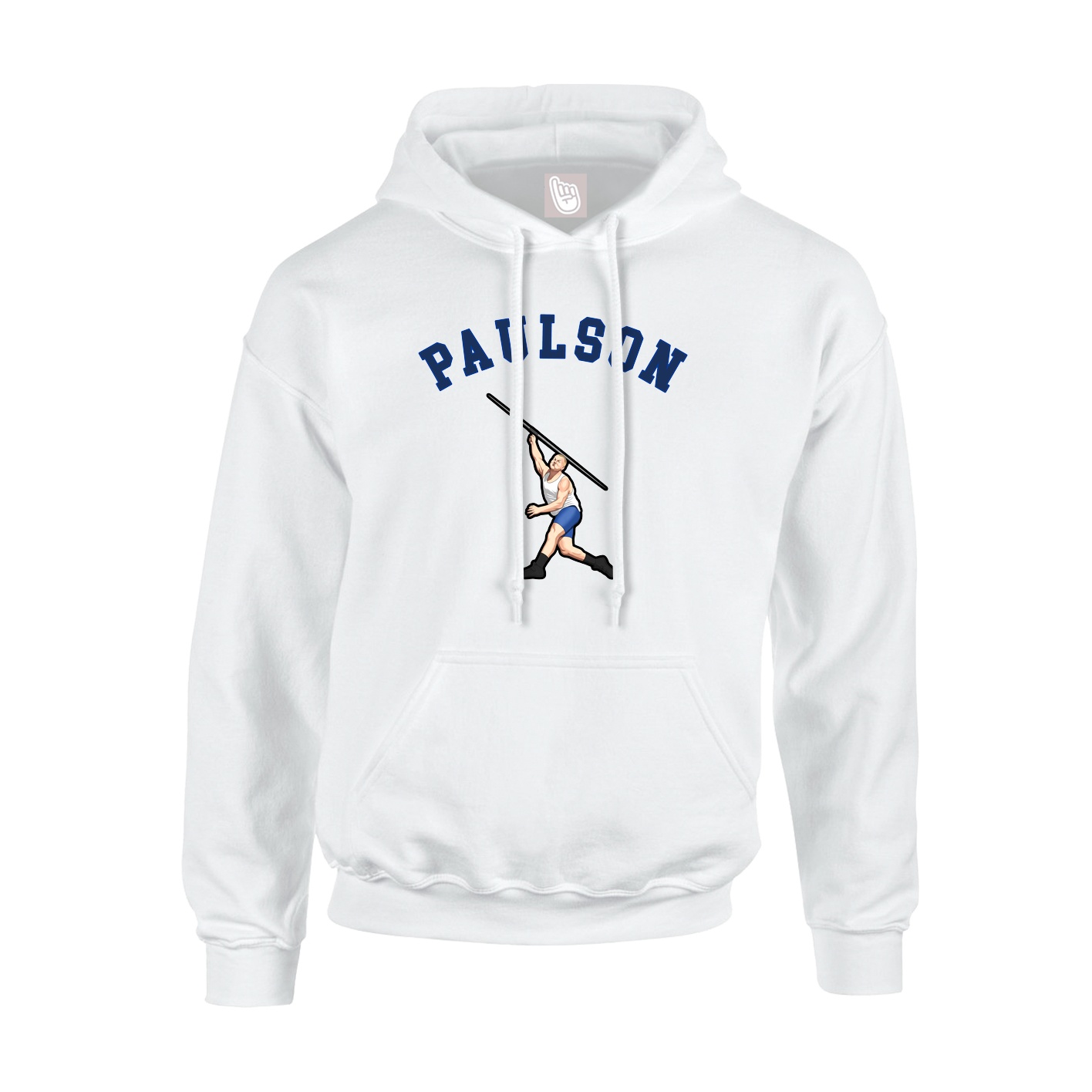 Youth Hoodie — Shirsey Arch in White