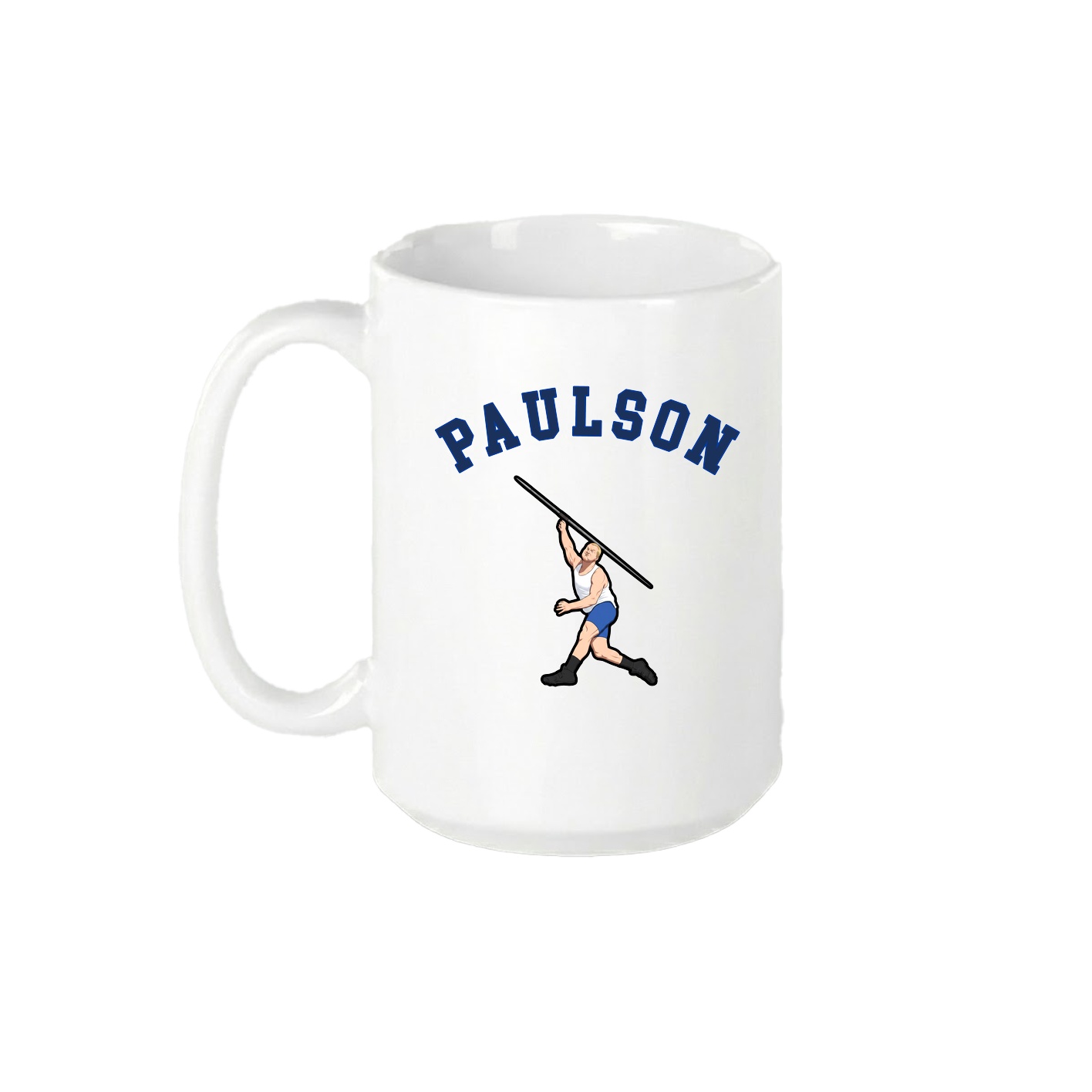 15oz Coffee Mug — Shirsey Arch in White