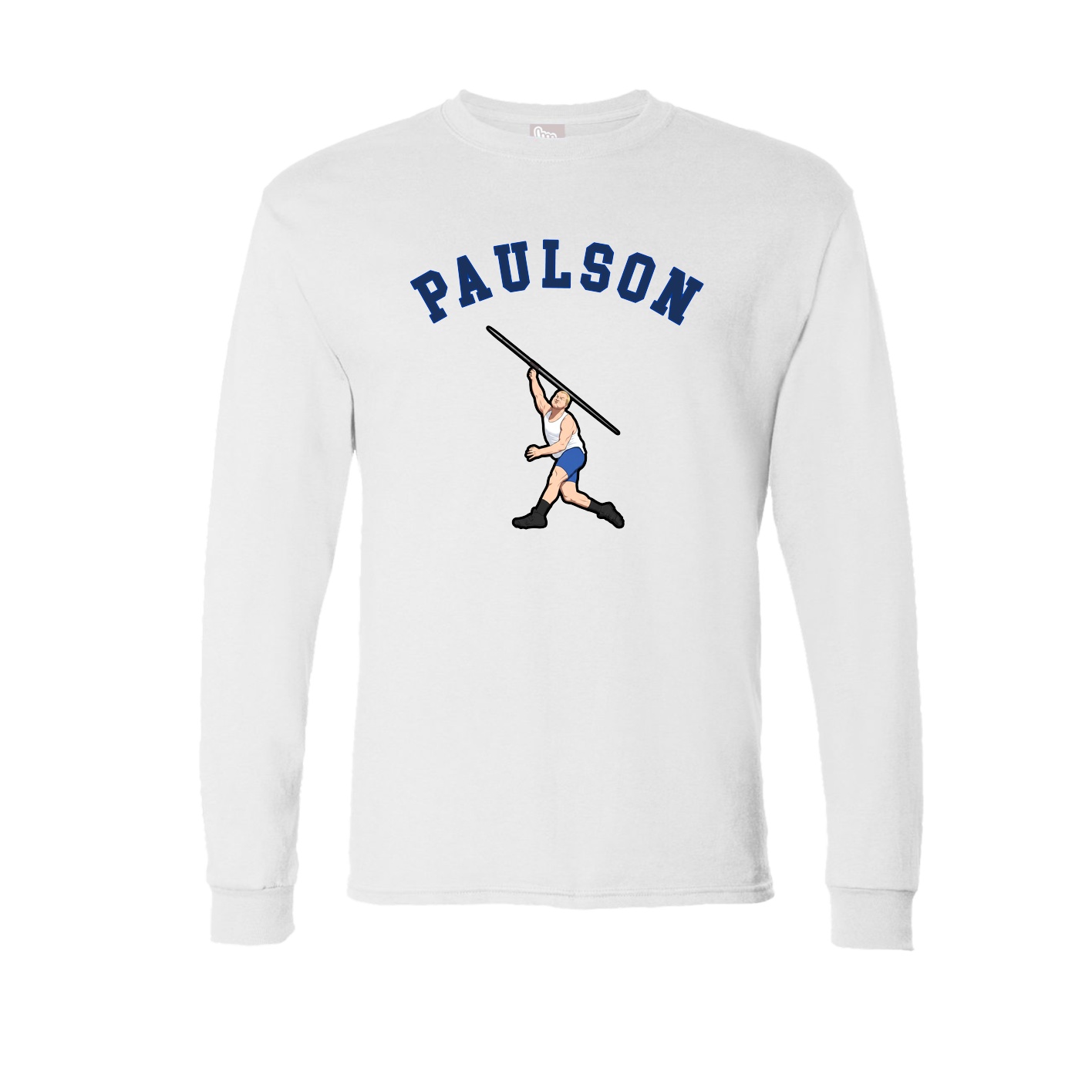 Long Sleeve Tee — Shirsey Arch in White
