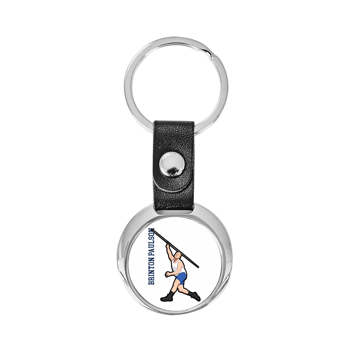 Key Chain — Name Vertical in Classic