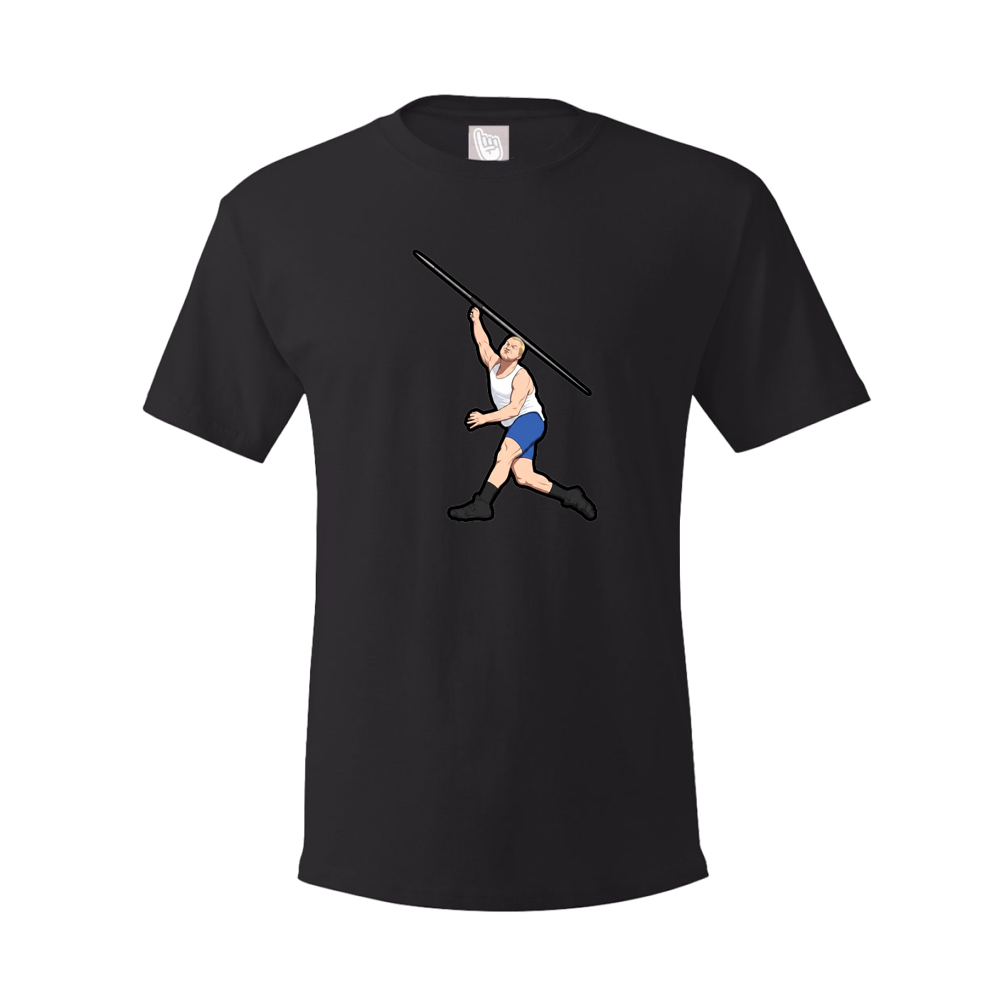 Tee — Name Vertical in Black