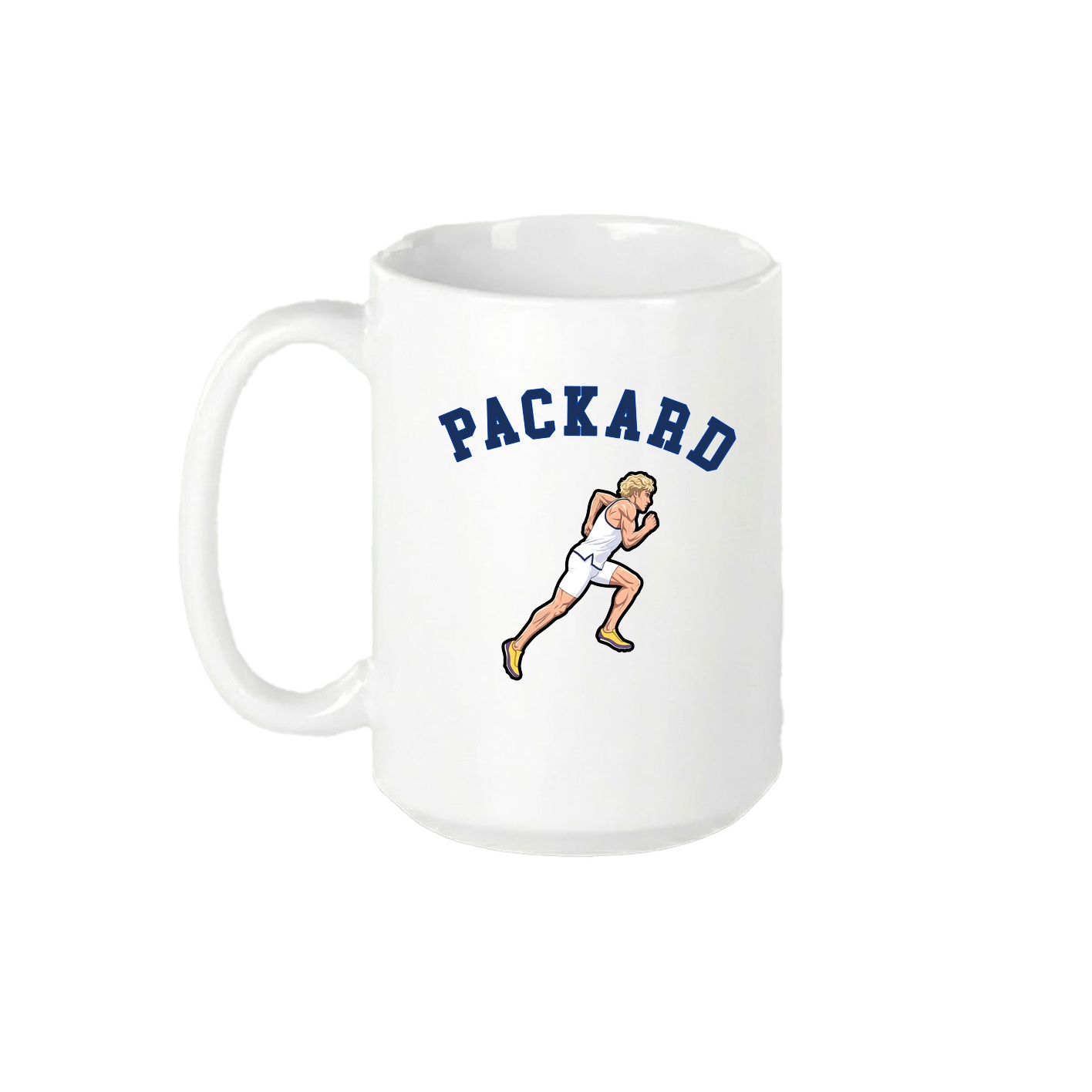 15oz Coffee Mug — Shirsey Arch in White