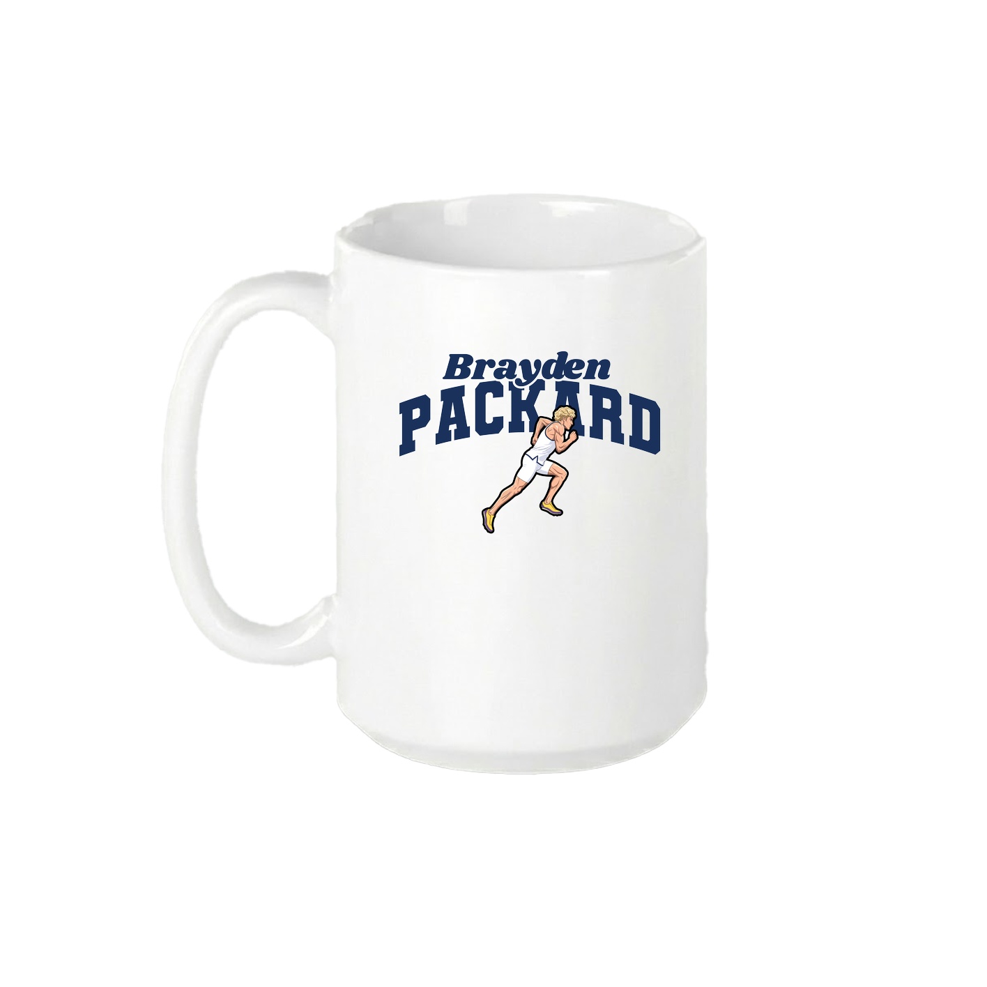 15oz Coffee Mug — Signature Arch in White