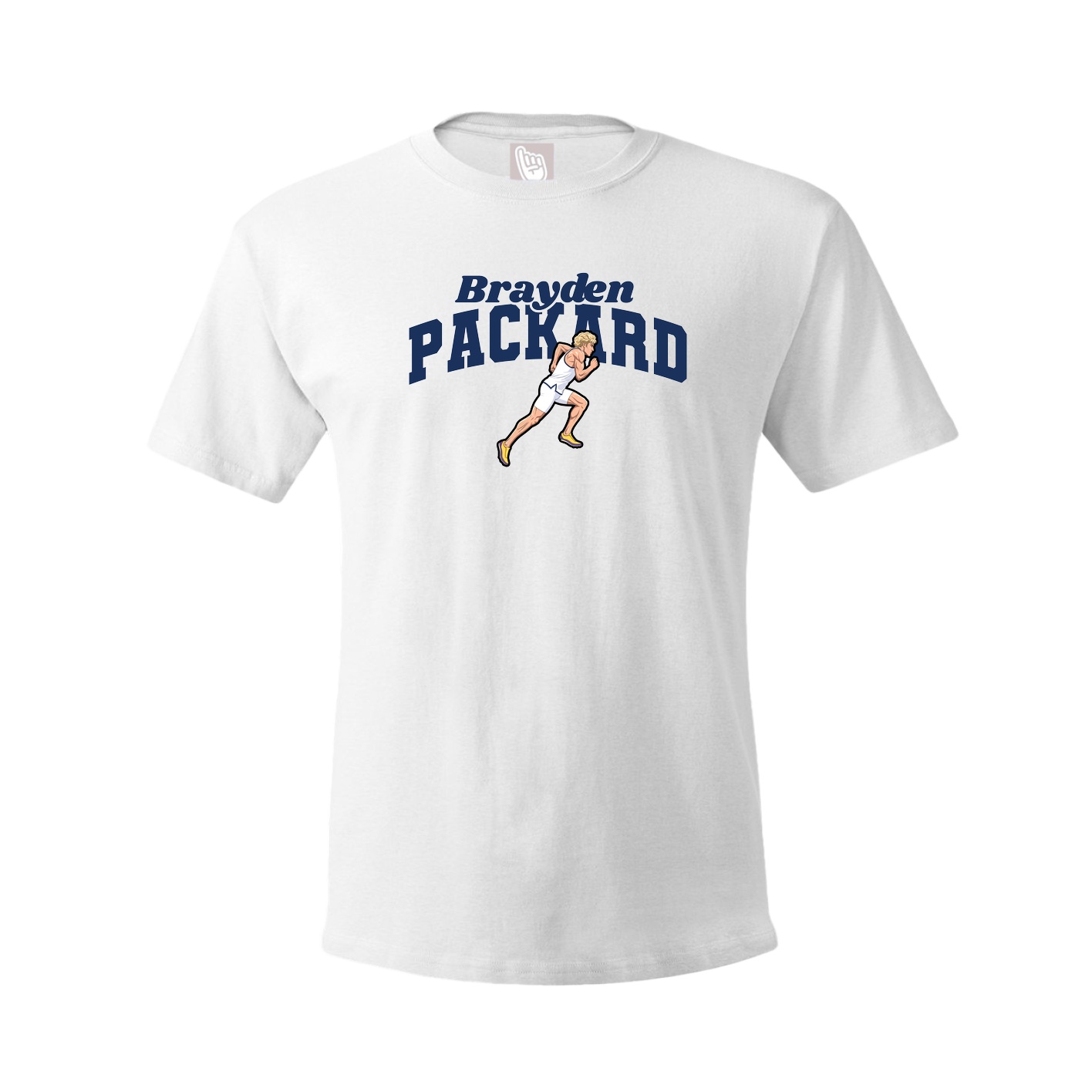 Youth Tee — Signature Arch in White