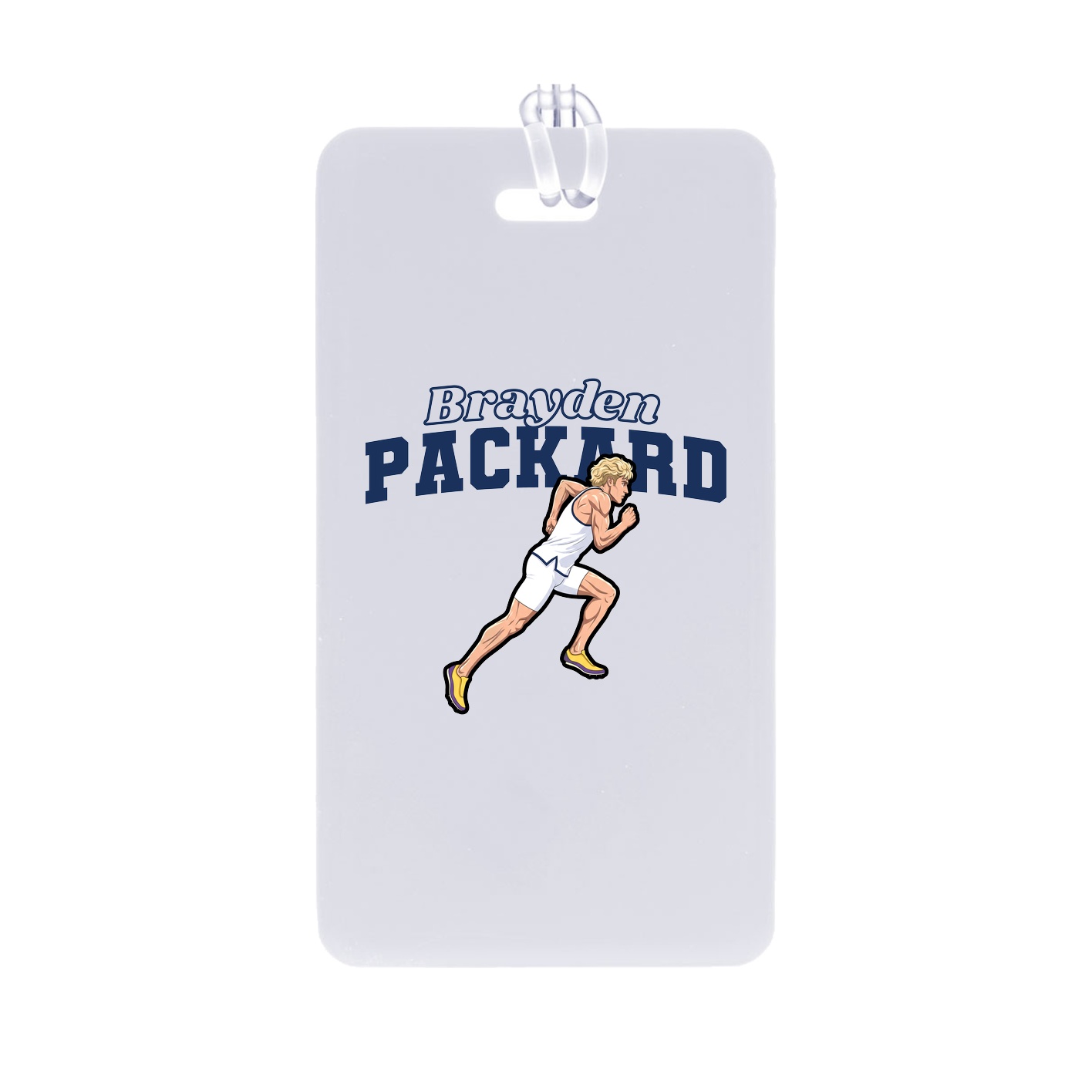 Bag Tag — Name Arch in Classic
