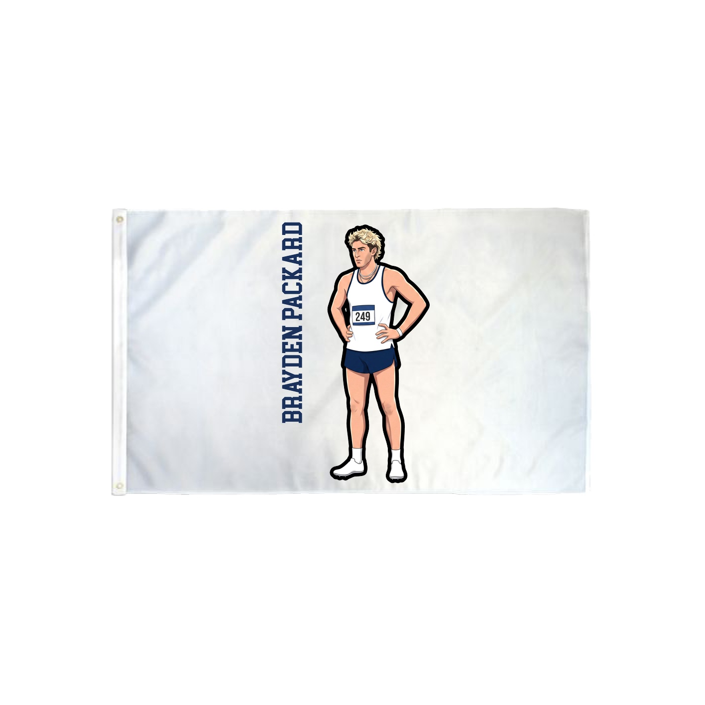 3x5 Flag — Name Vertical in Classic