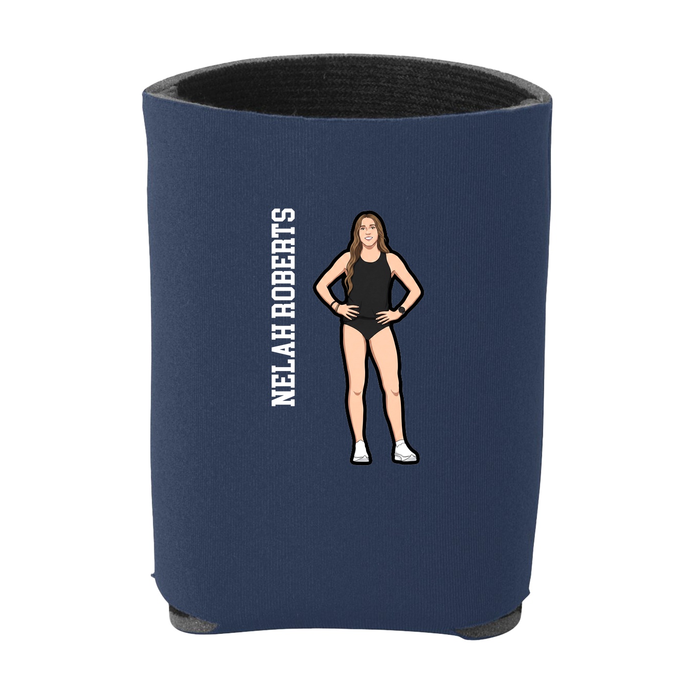 Can Holder — Name Vertical in Navy