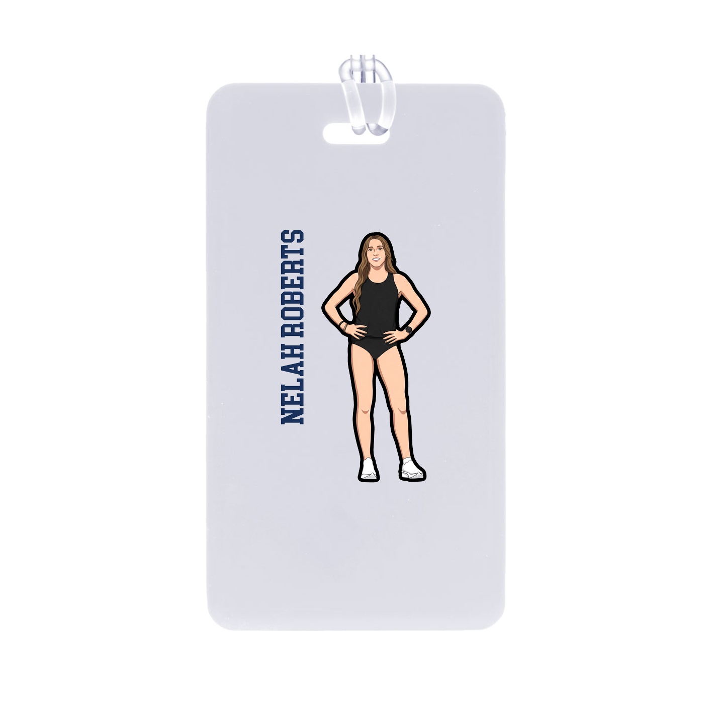 Bag Tag — Name Vertical in Classic