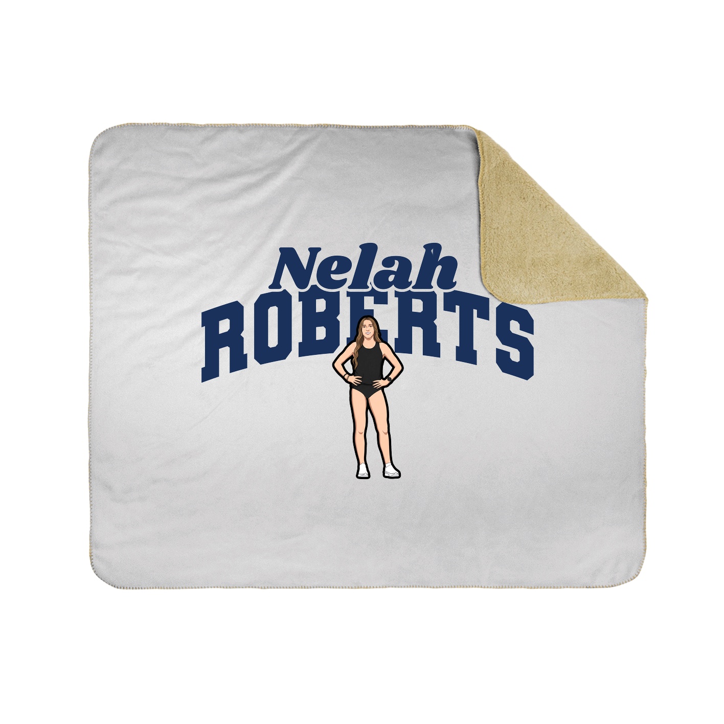 Throw Blanket — Signature Arch in White