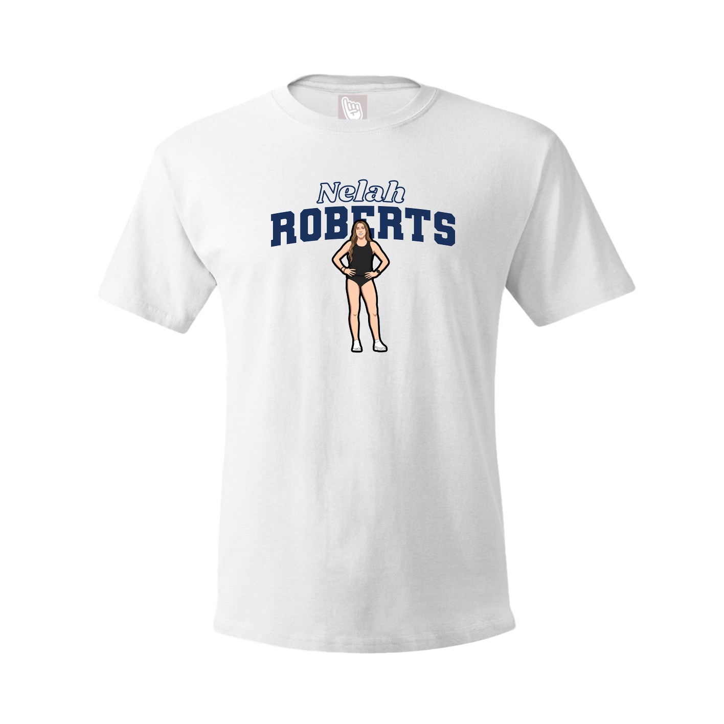 Tee — Name Arch in White