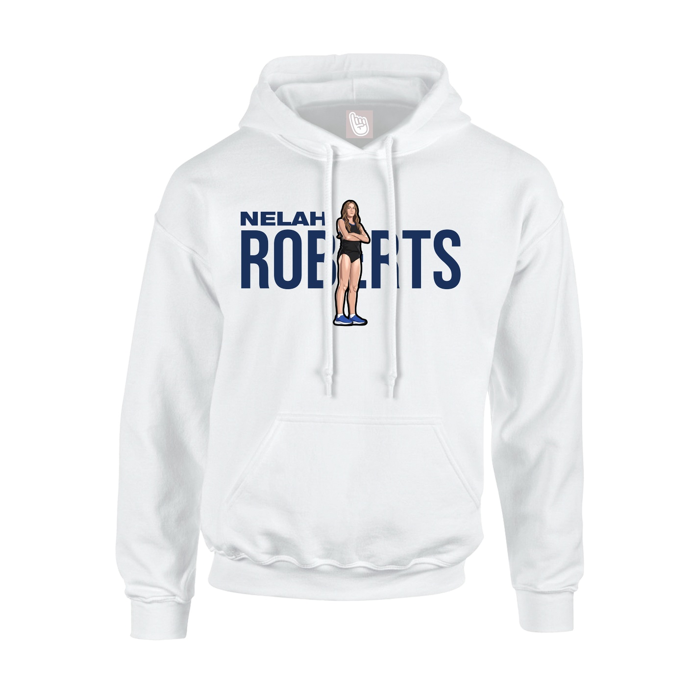 Youth Hoodie — Player Name in White