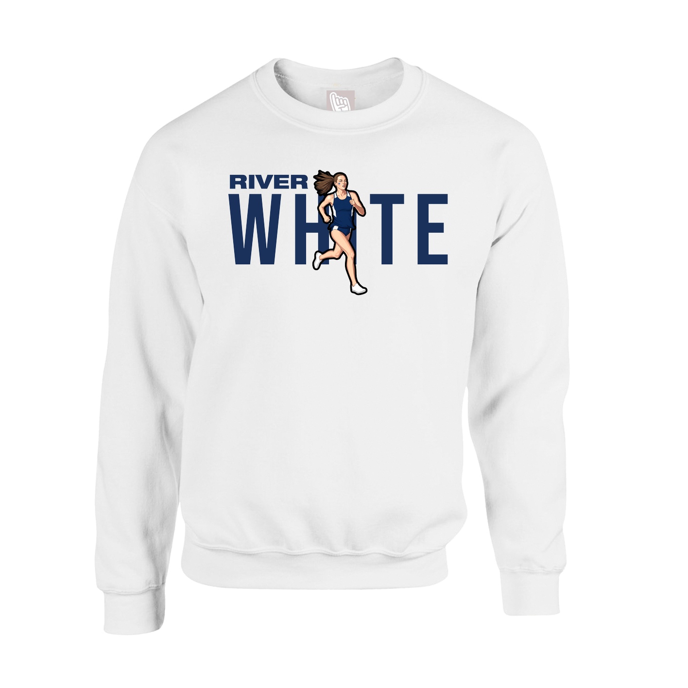 Fleece Crew — Player Name in White