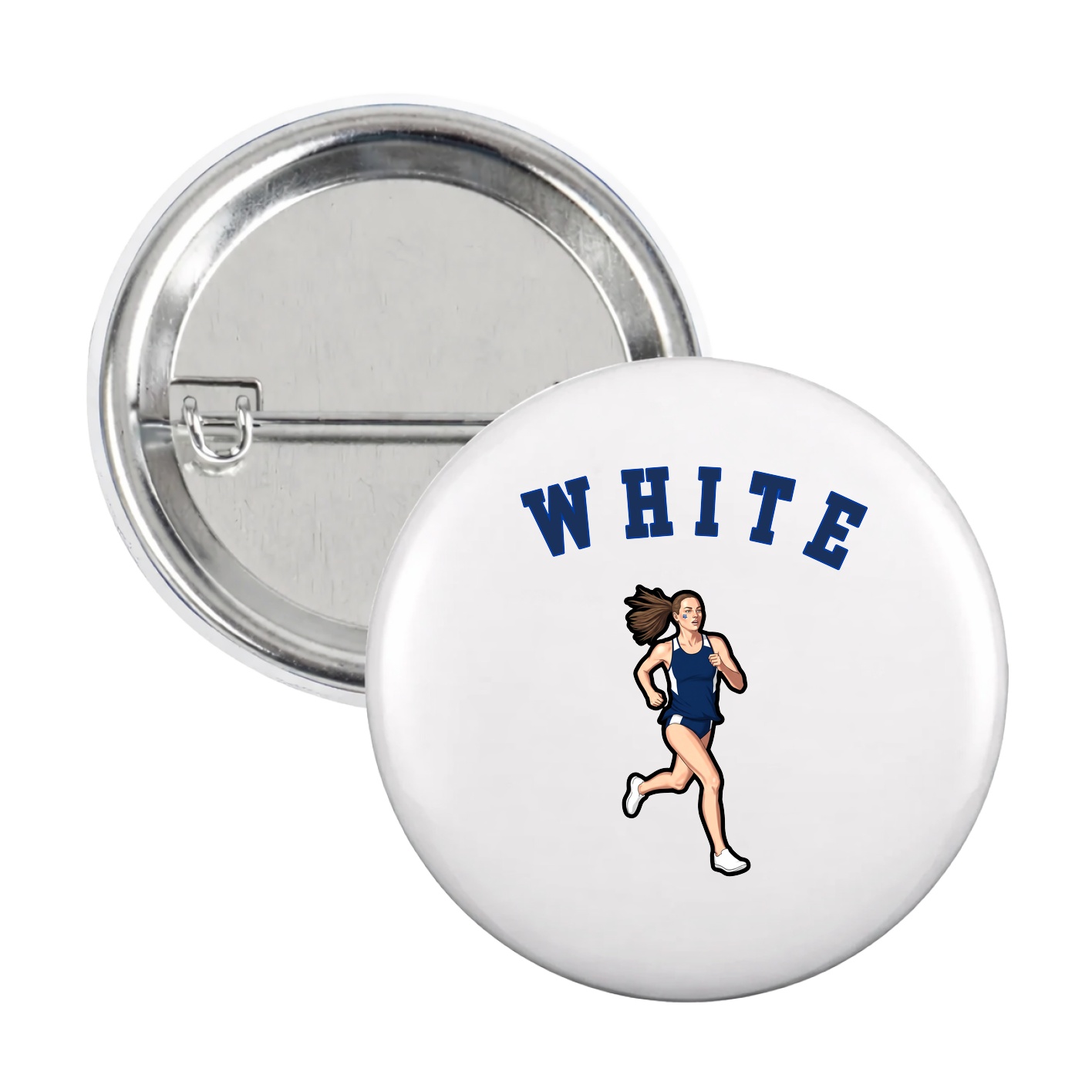 Game Day Button — Shirsey Arch in White