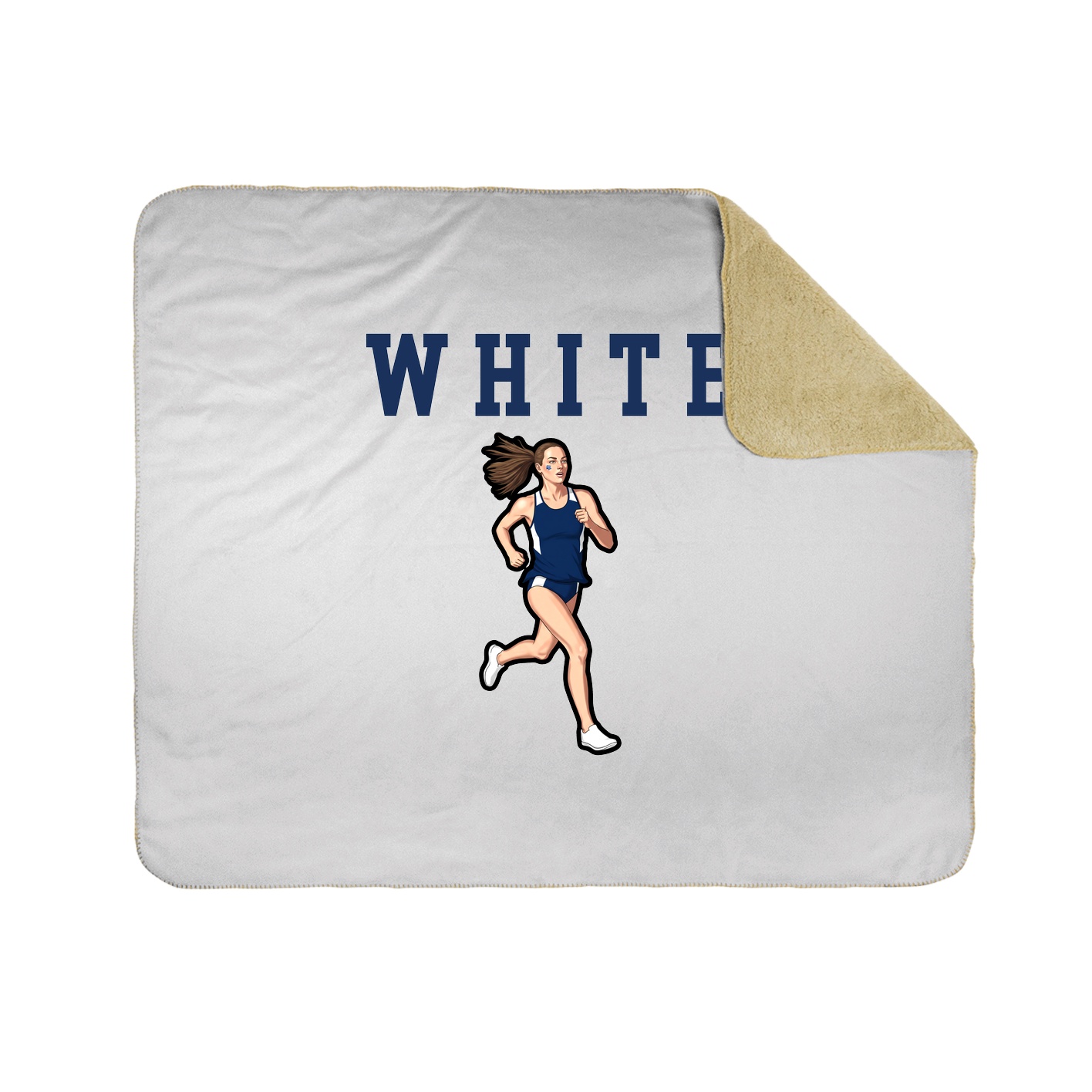 Throw Blanket — Shirsey in White