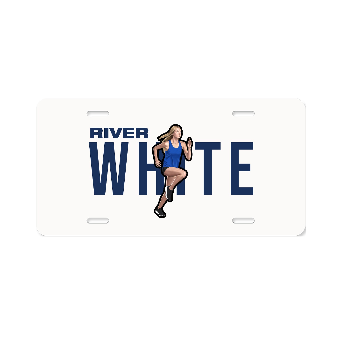 License Plate — Player Name in Classic