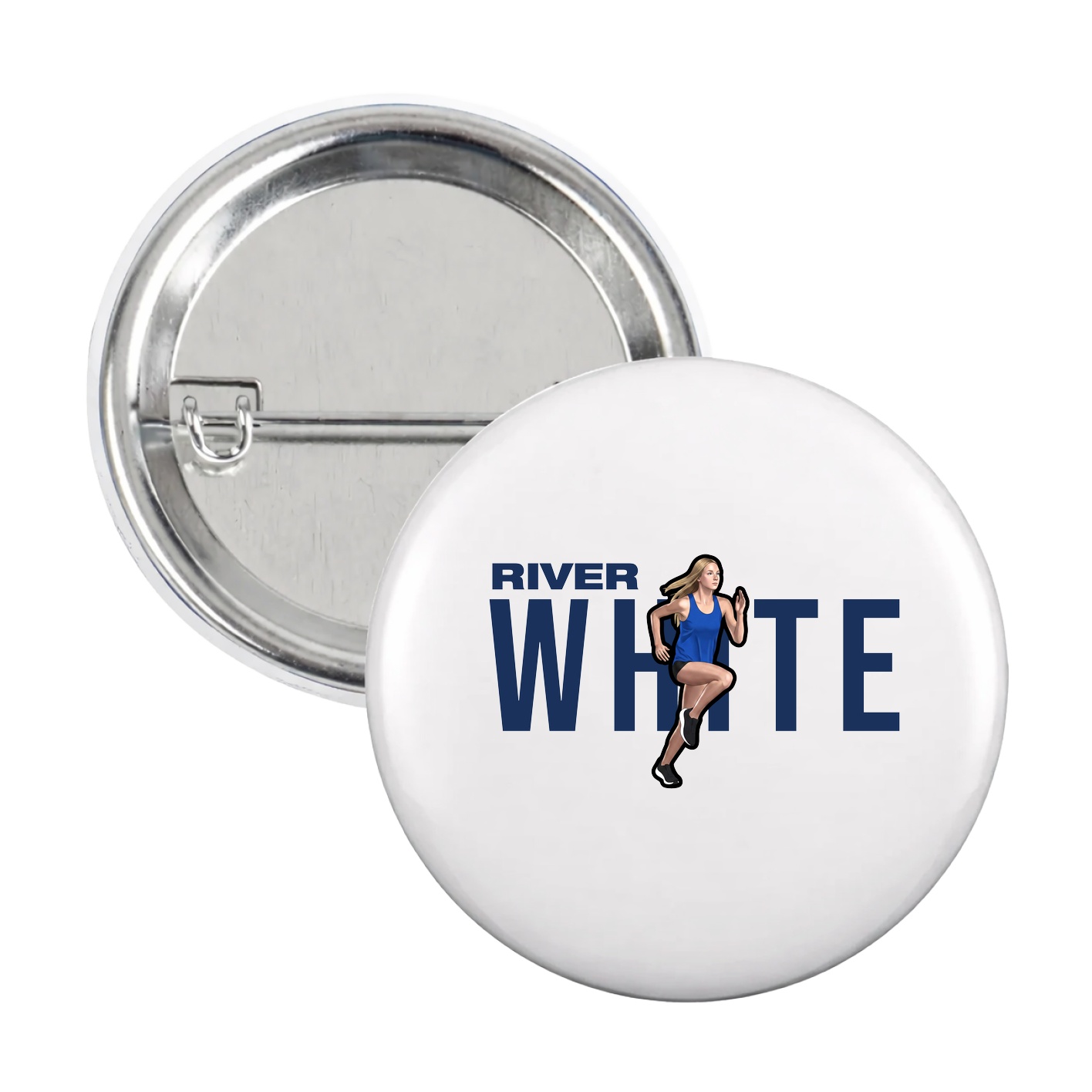 Game Day Button — Player Name in White