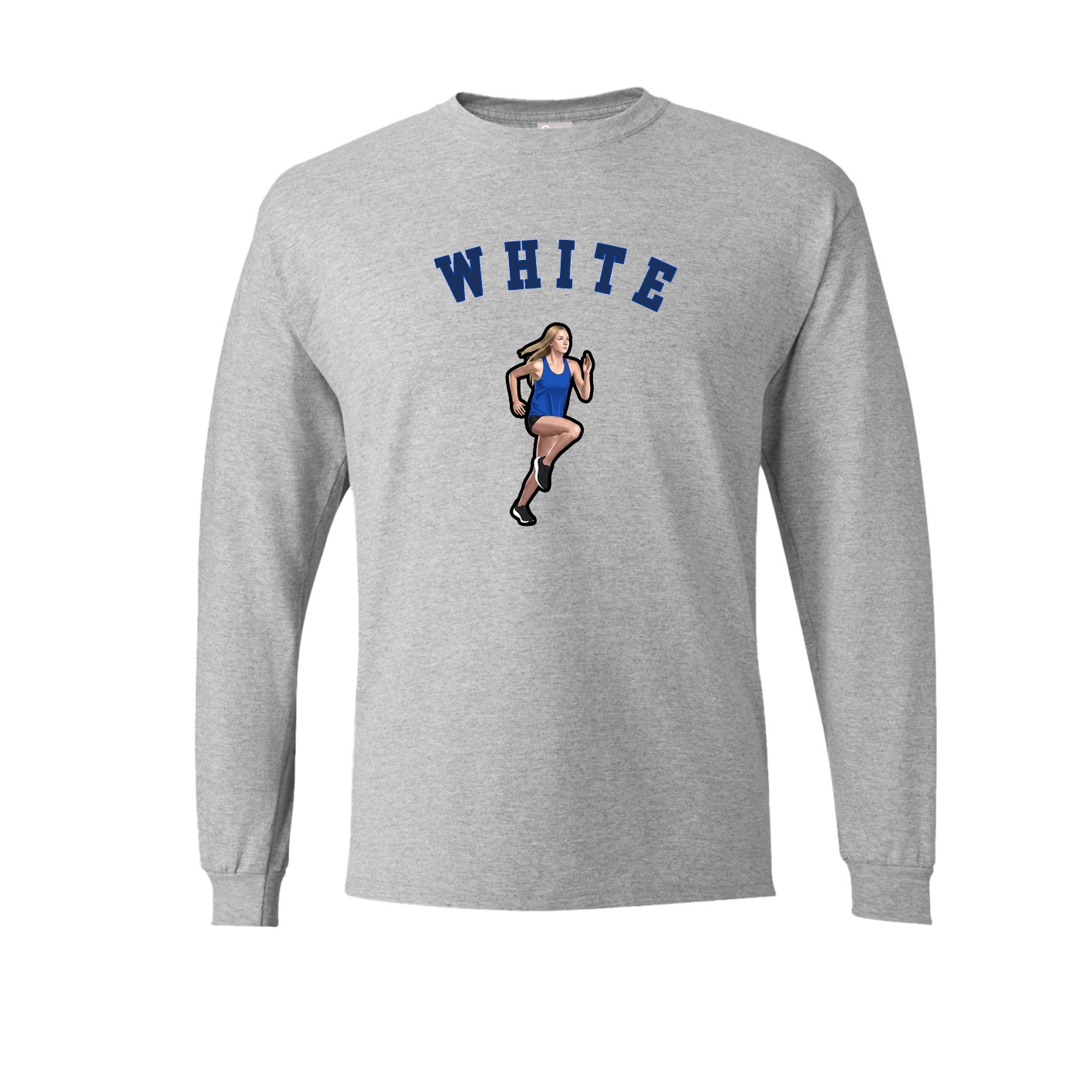 Long Sleeve Tee — Shirsey Arch in Grey