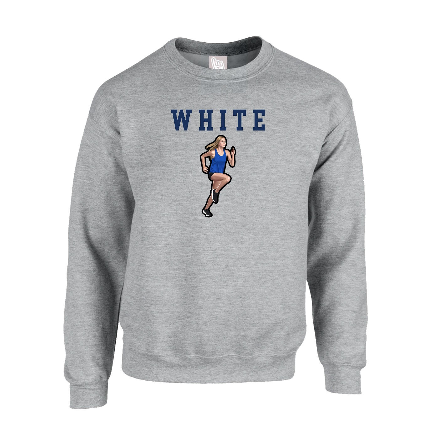 Fleece Crew — Shirsey in Grey