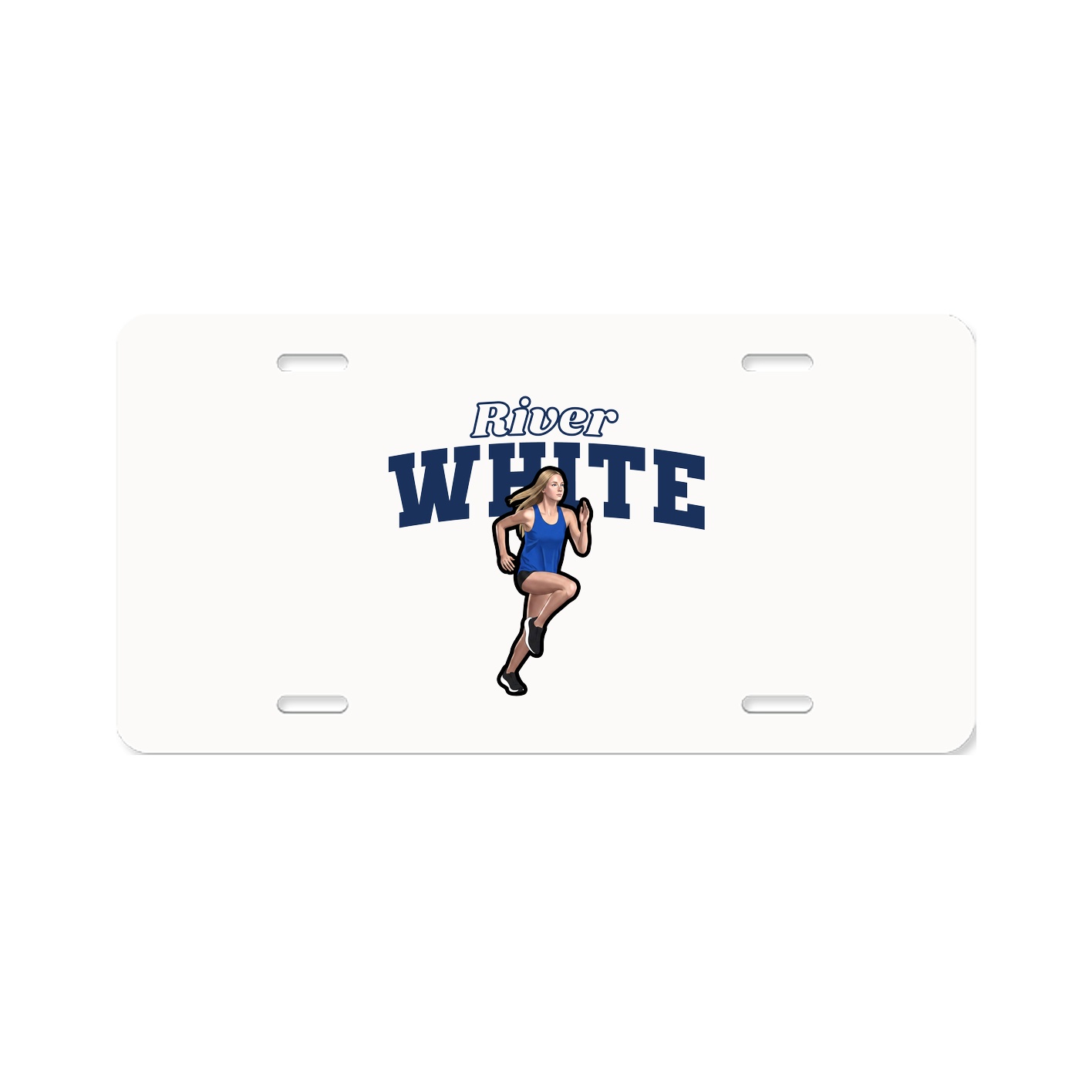 License Plate — Name Arch in Classic