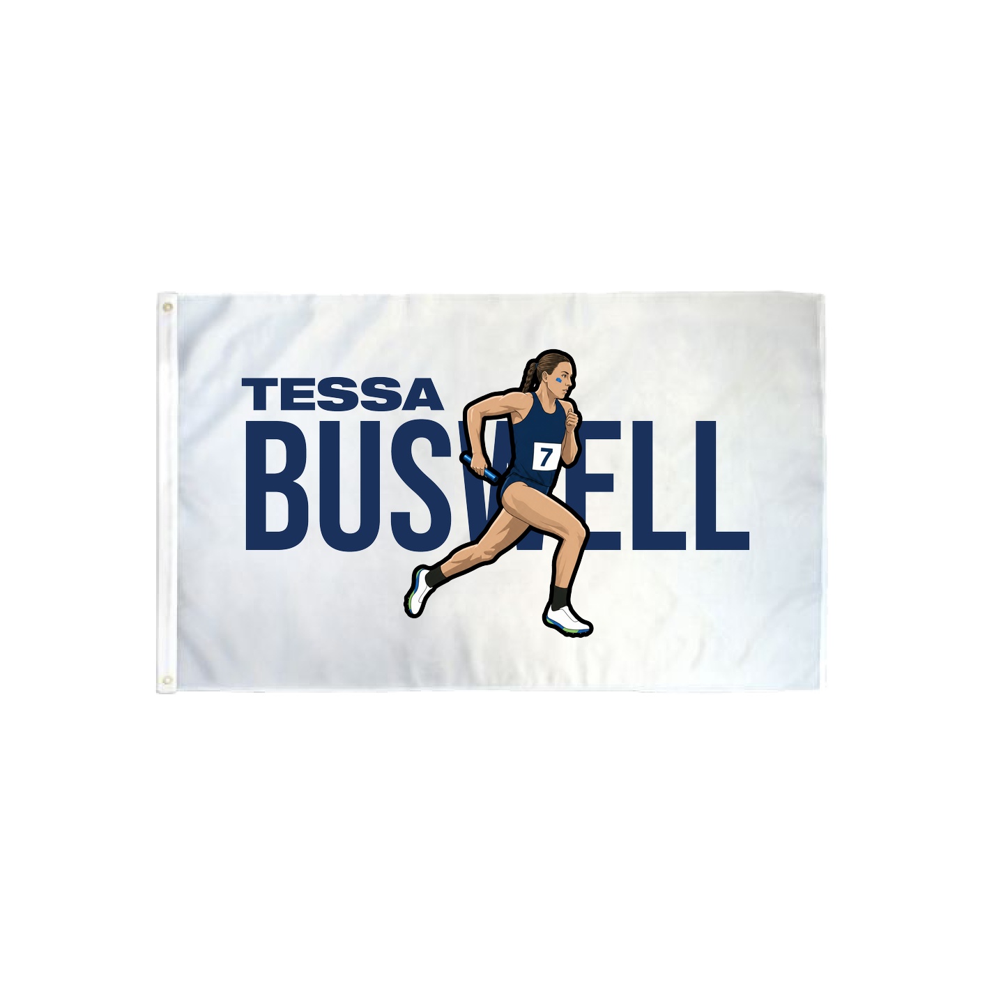 3x5 Flag — Player Name in Classic