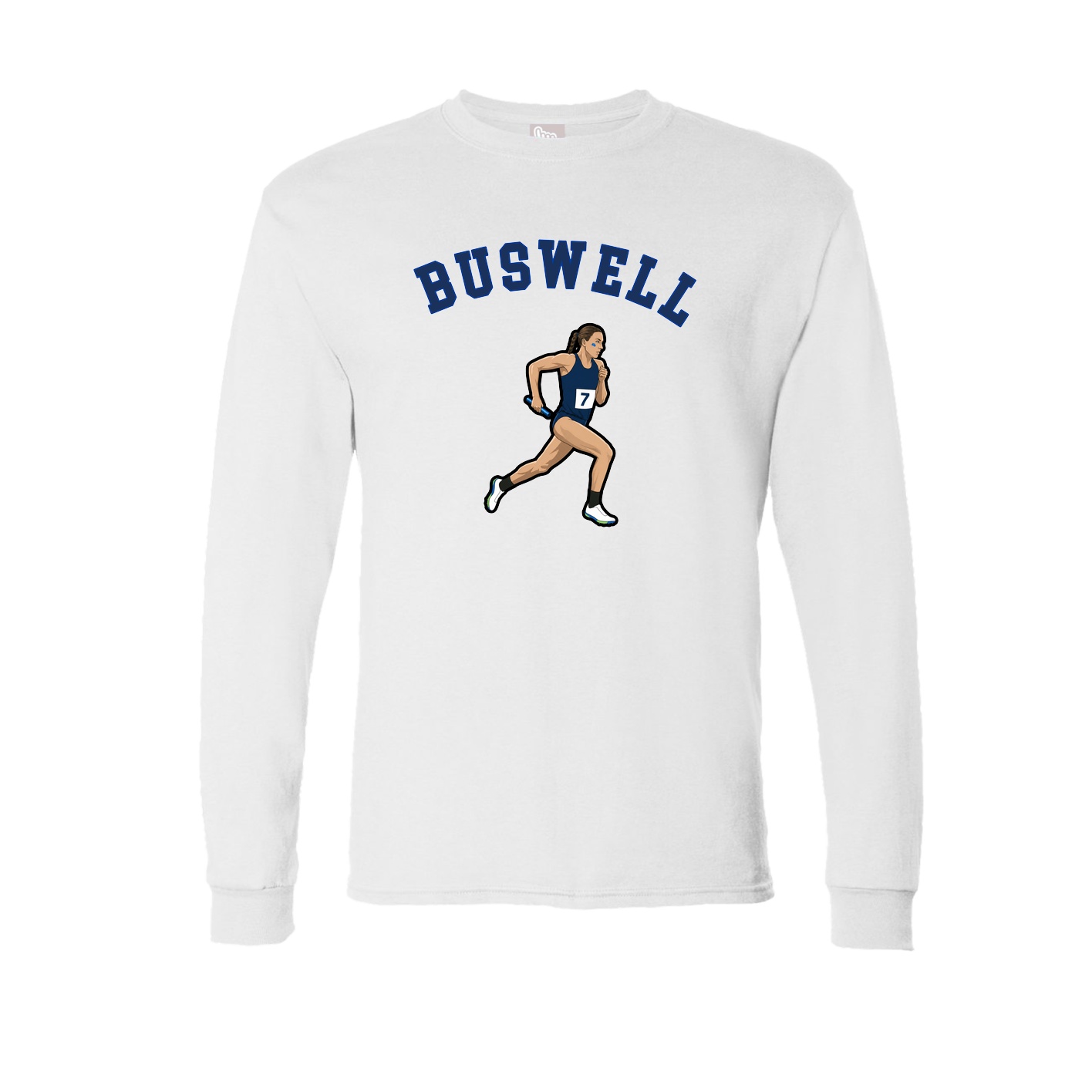 Long Sleeve Tee — Shirsey Arch in White