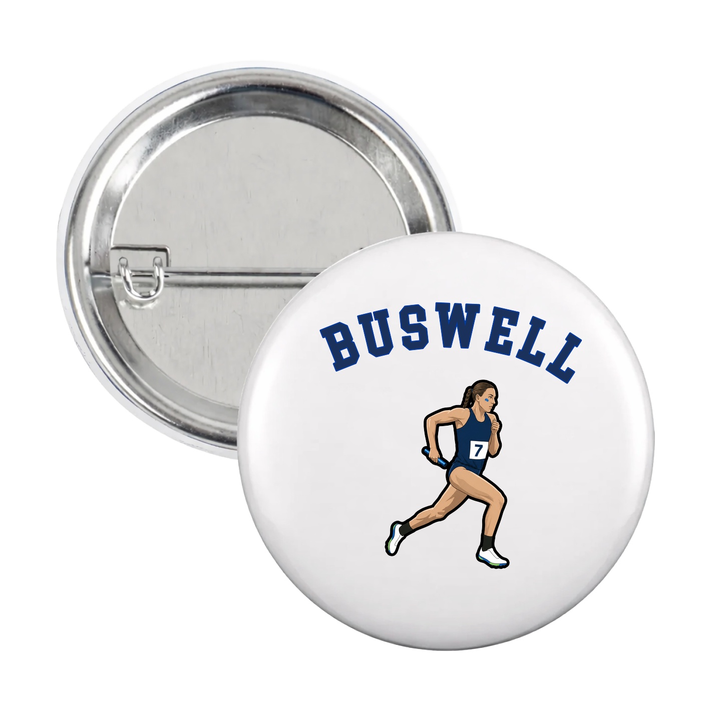 Game Day Button — Shirsey Arch in White