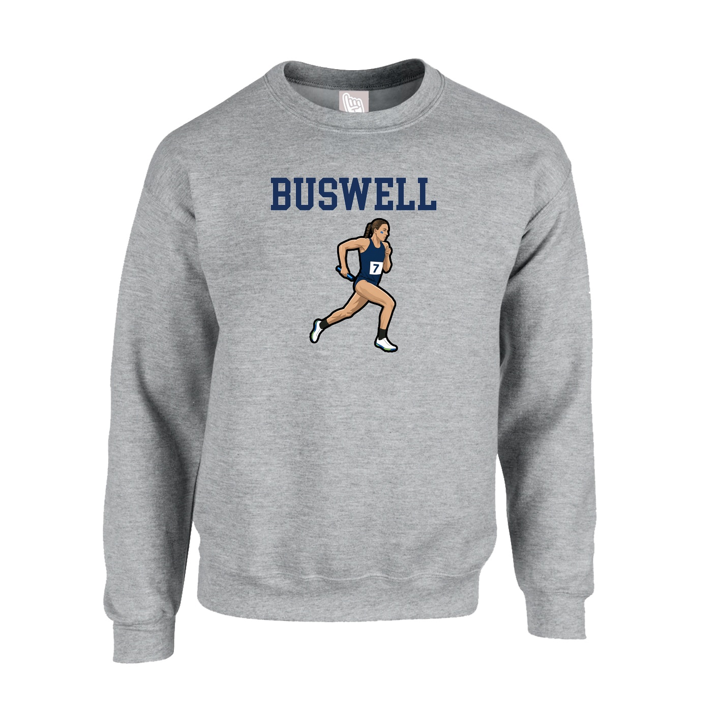 Fleece Crew — Shirsey in Grey