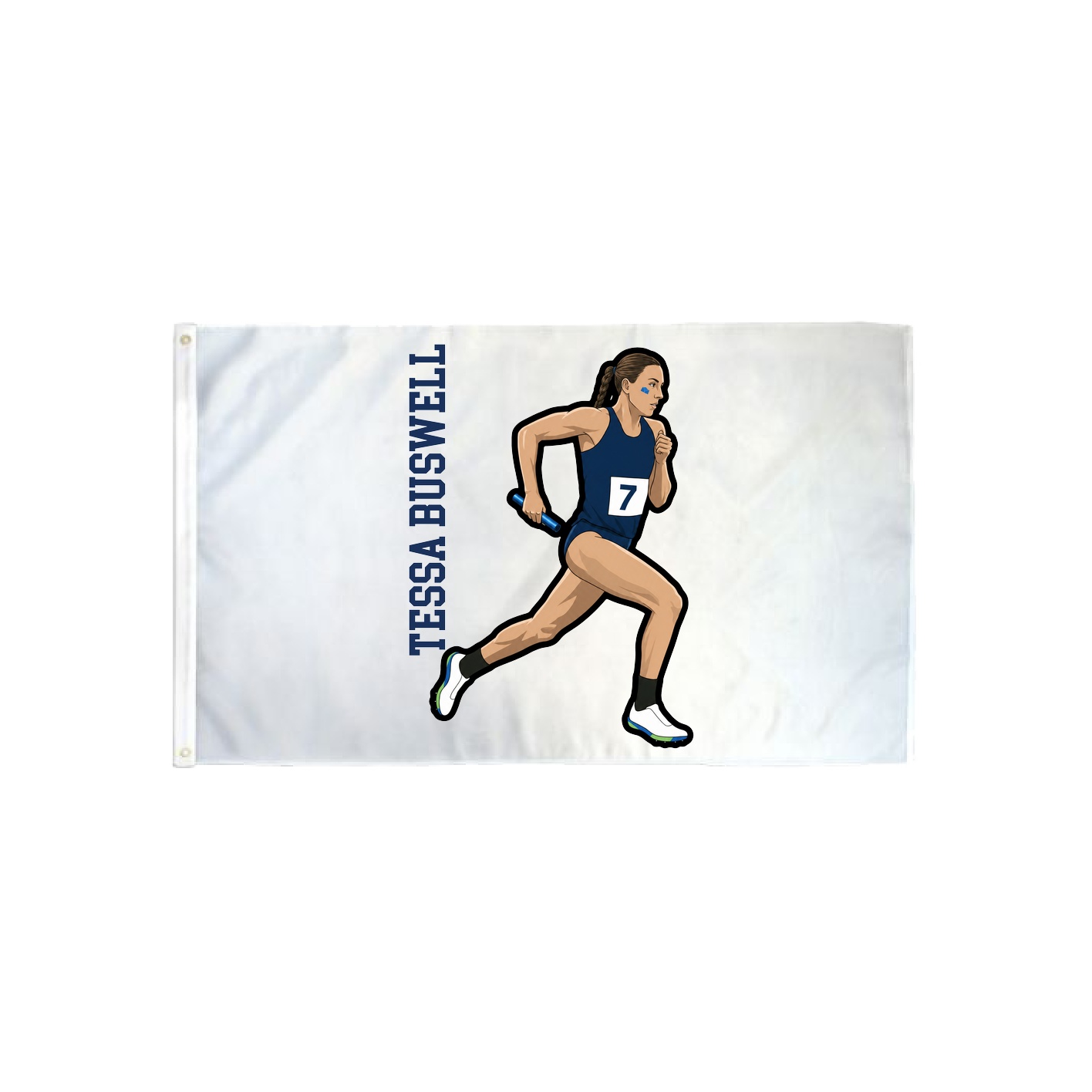 3x5 Flag — Name Vertical in Classic