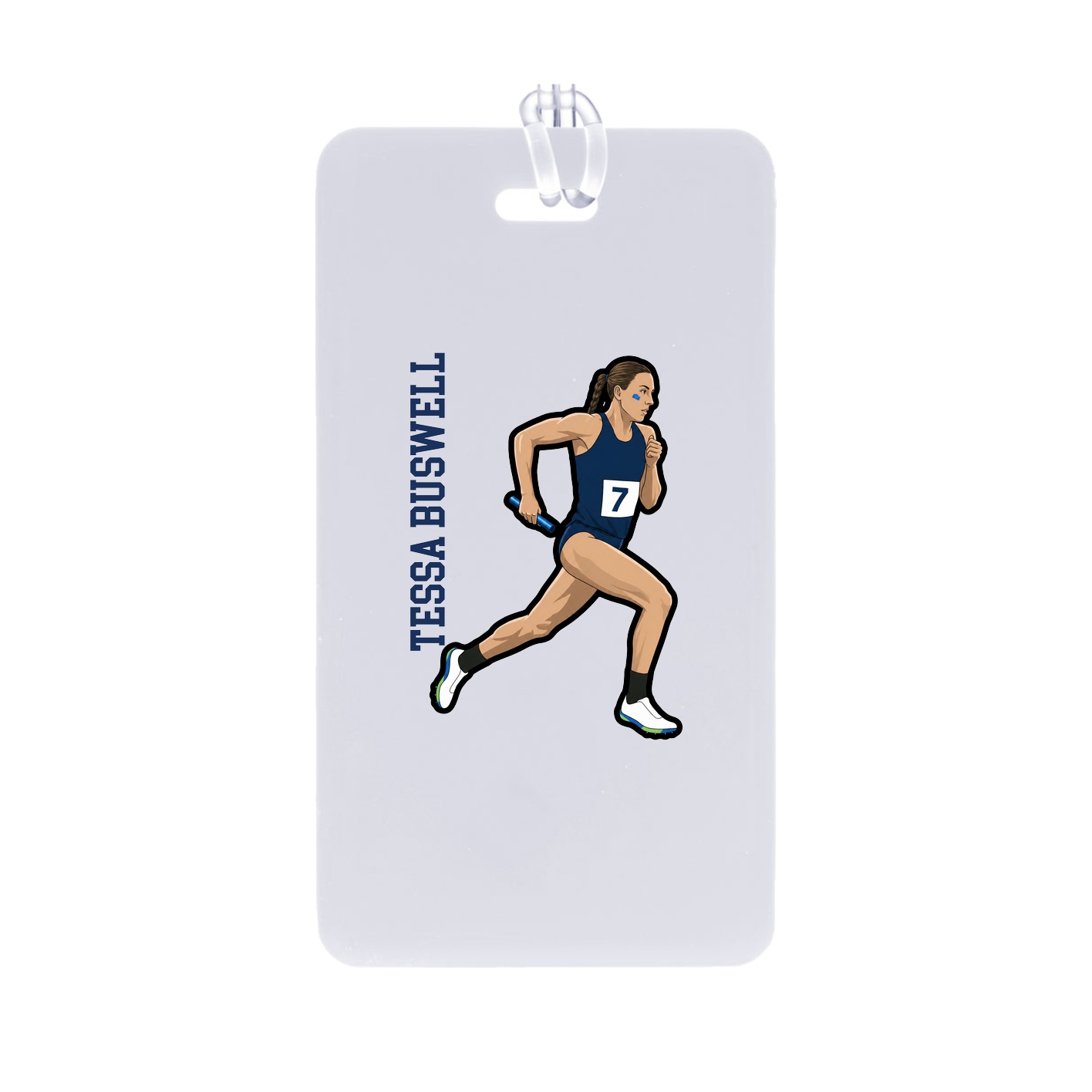 Bag Tag — Name Vertical in Classic
