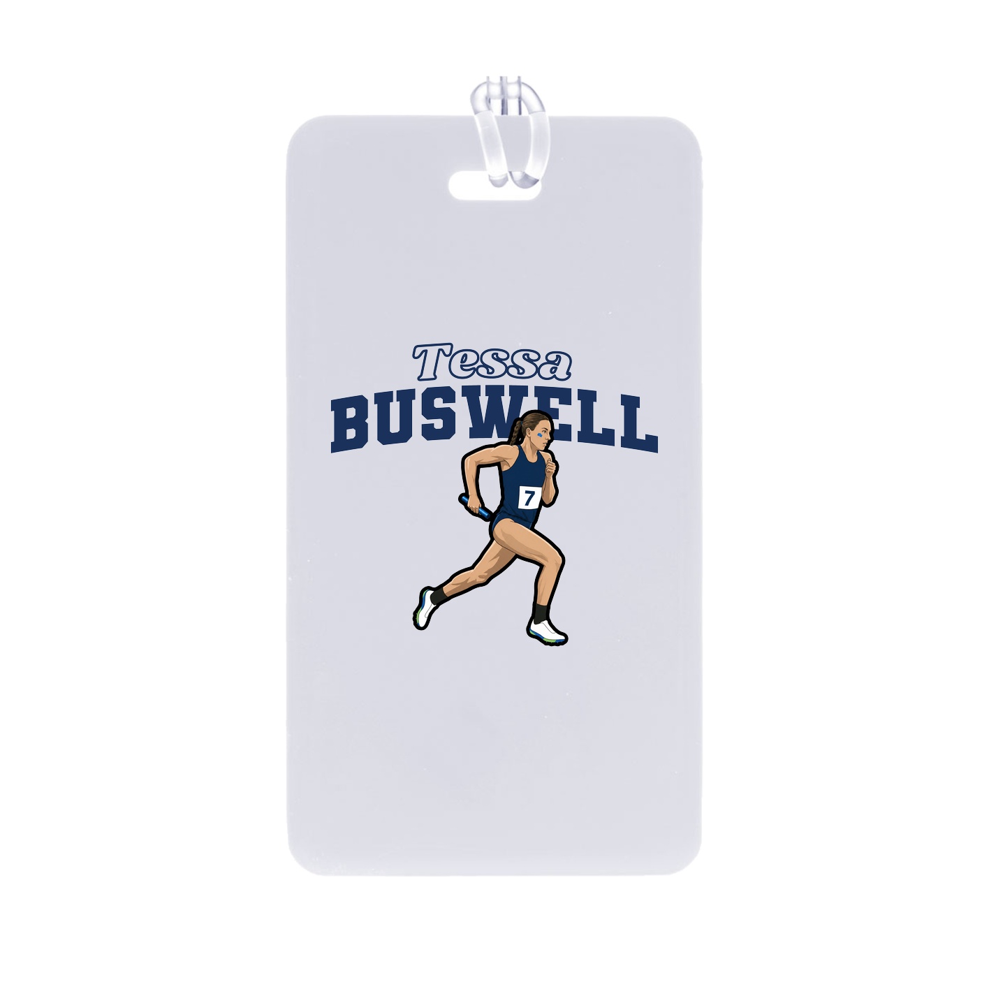 Bag Tag — Name Arch in Classic
