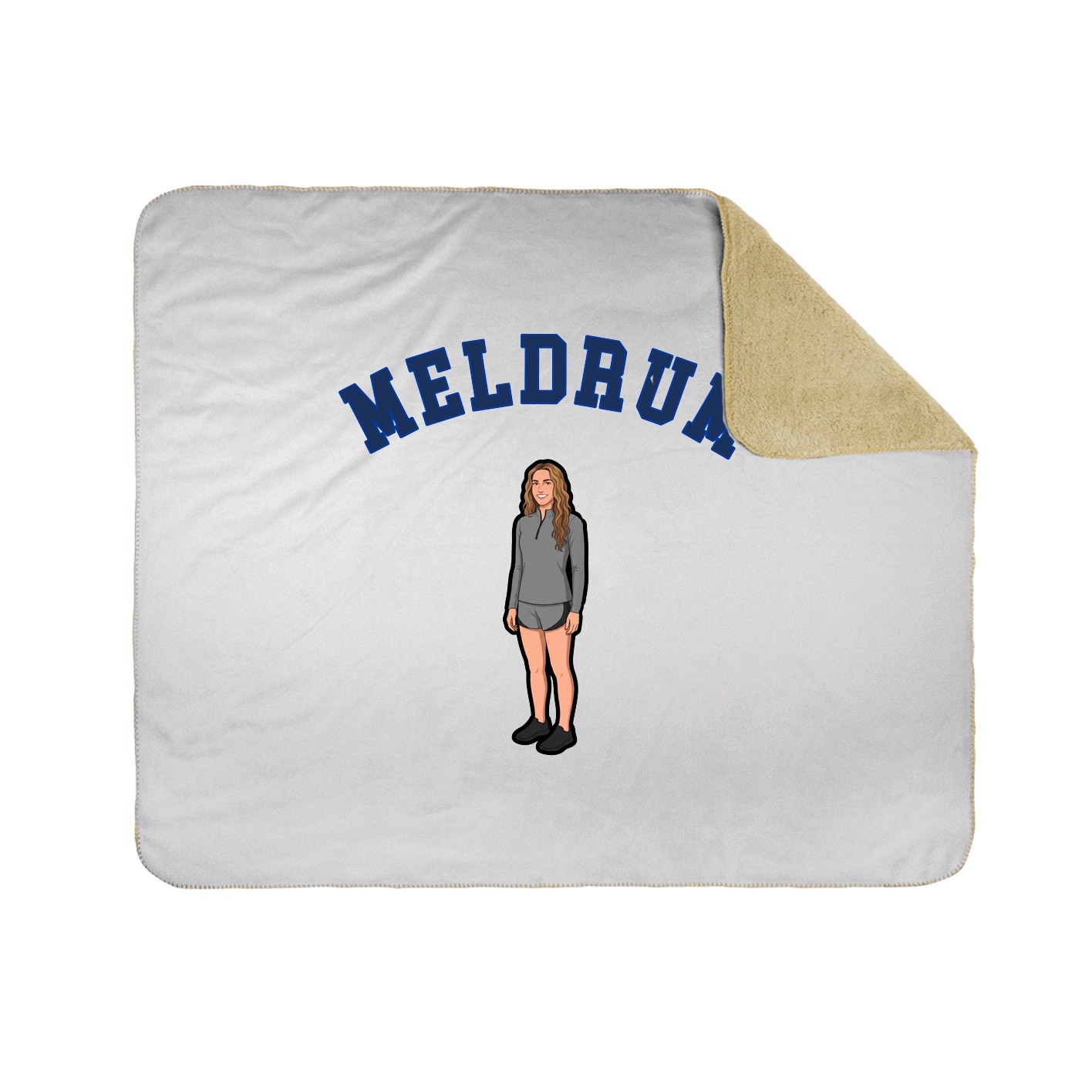 Throw Blanket — Shirsey Arch in White