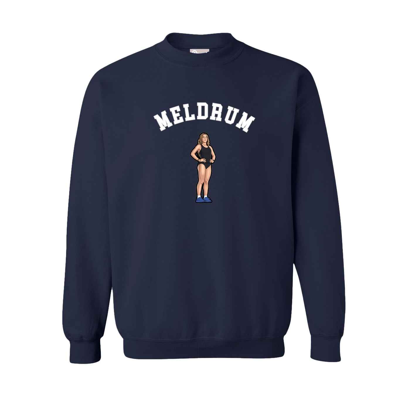 Fleece Crew — Shirsey Arch in Navy